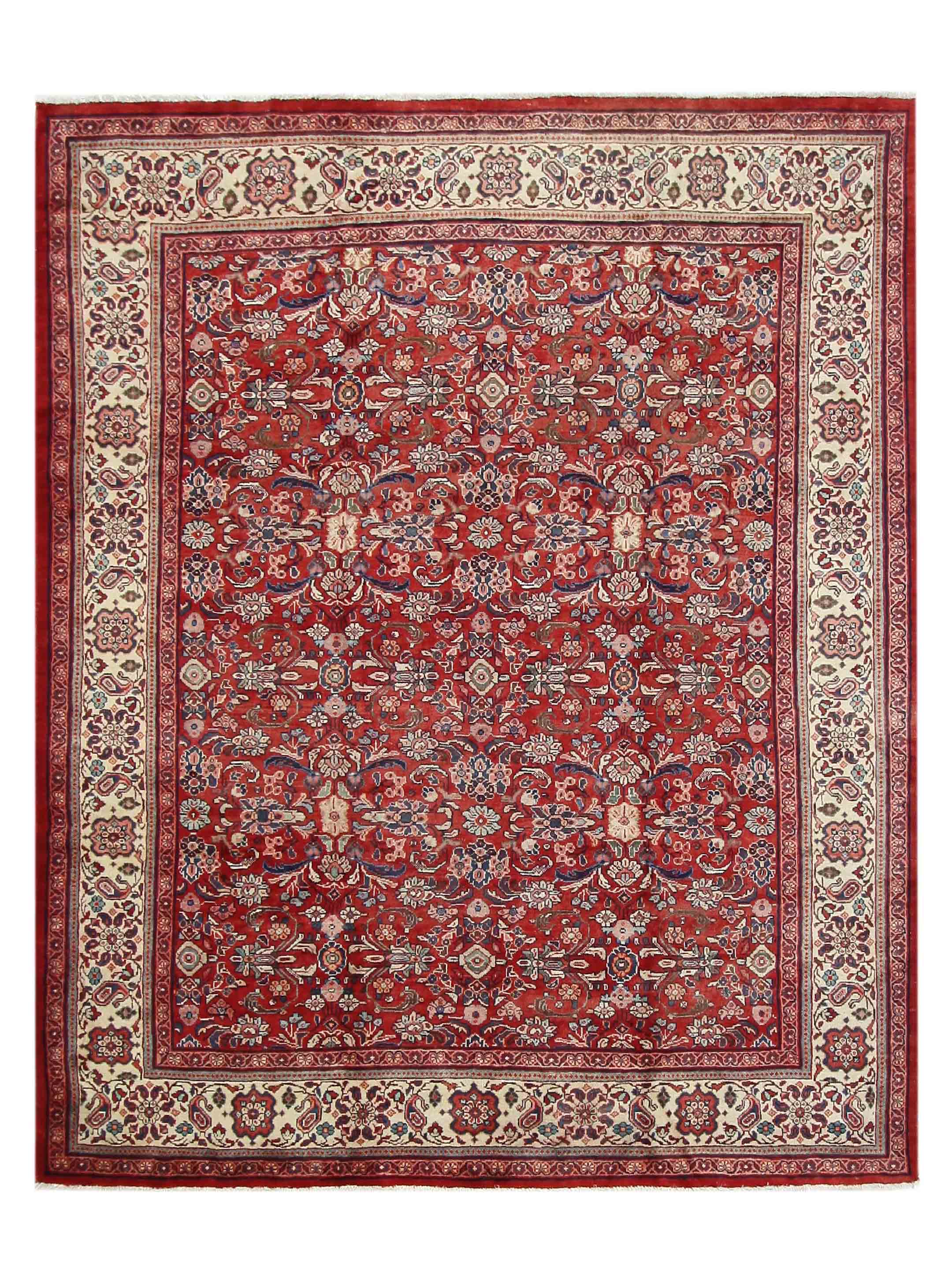Mahal Hand Knotted Red 10x12