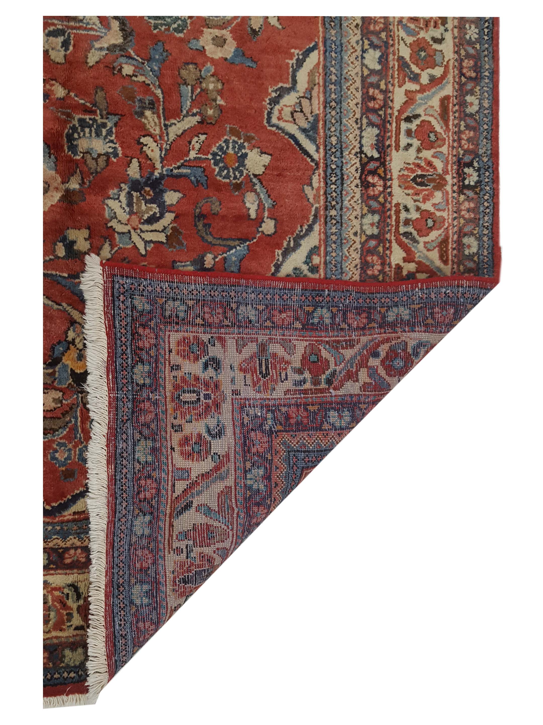 Mahal Hand Knotted Rust 10x12 - Image 3 of 3