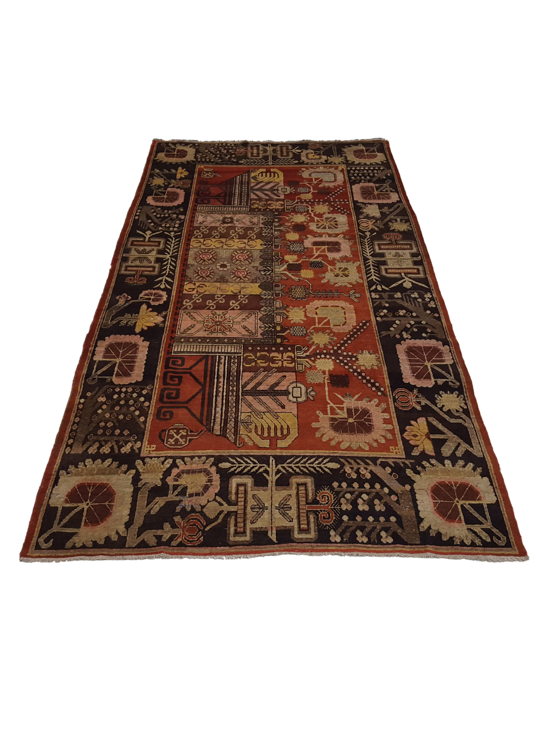 Antique Samarkand Rust 6x12 - Image 2 of 6
