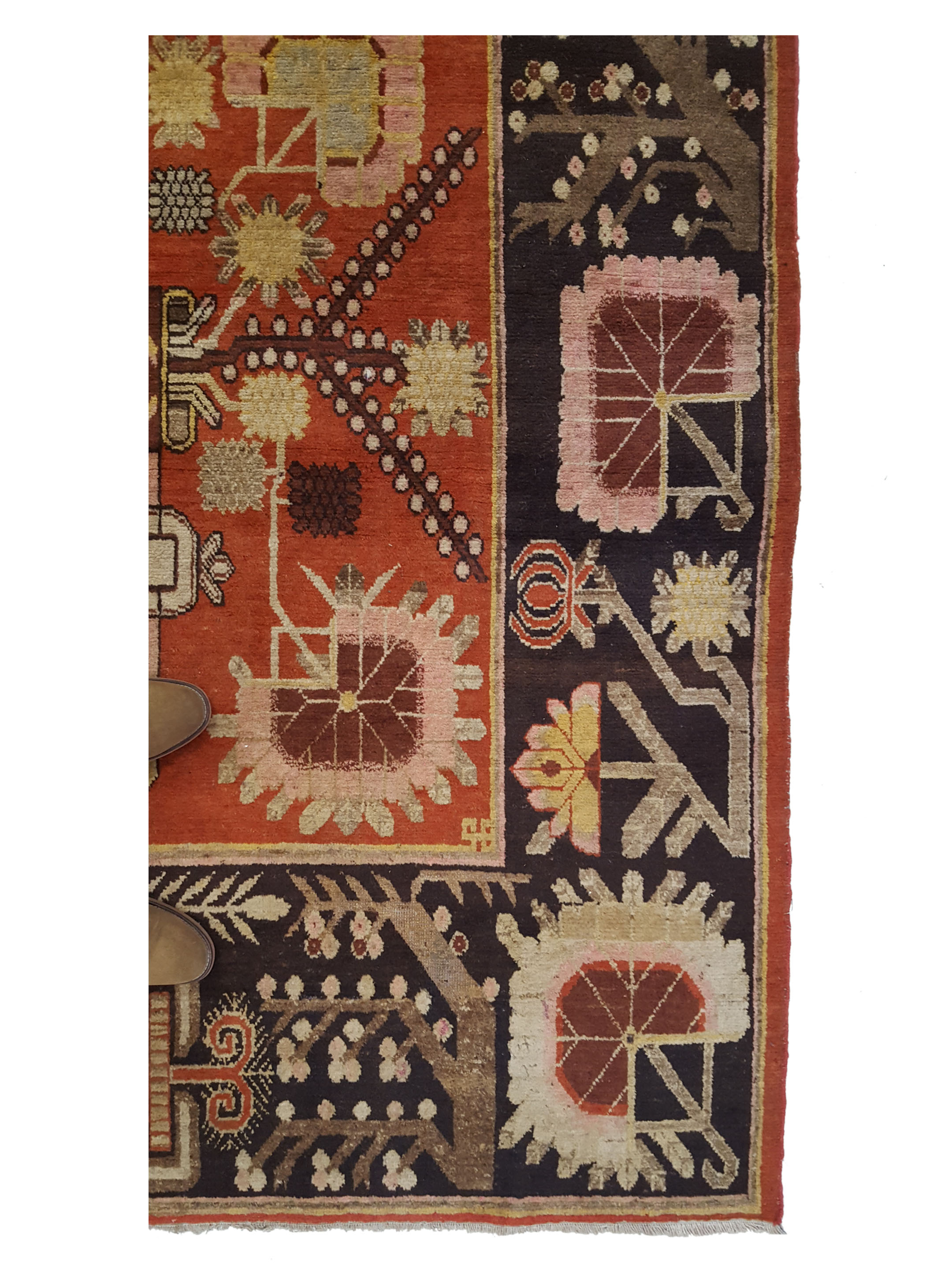 Antique Samarkand Rust 6x12 - Image 4 of 6