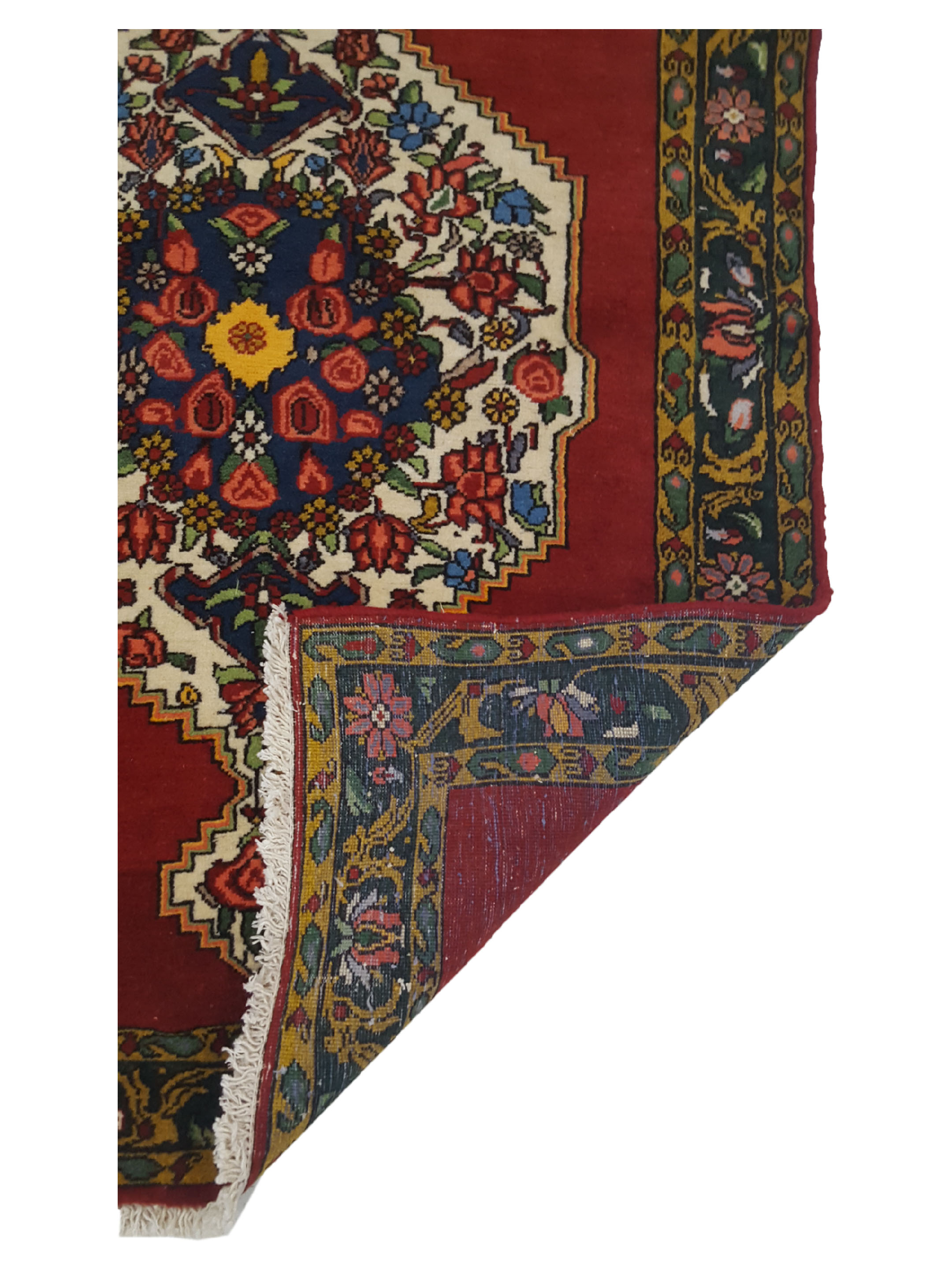 Bijar Hand Knotted Red 3x5 - Image 3 of 6