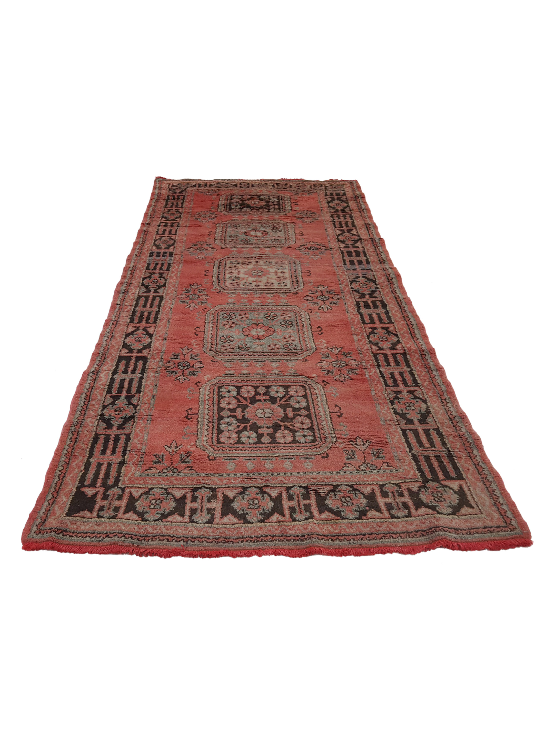 Antique Ushak Orange 5x10 - Image 2 of 6