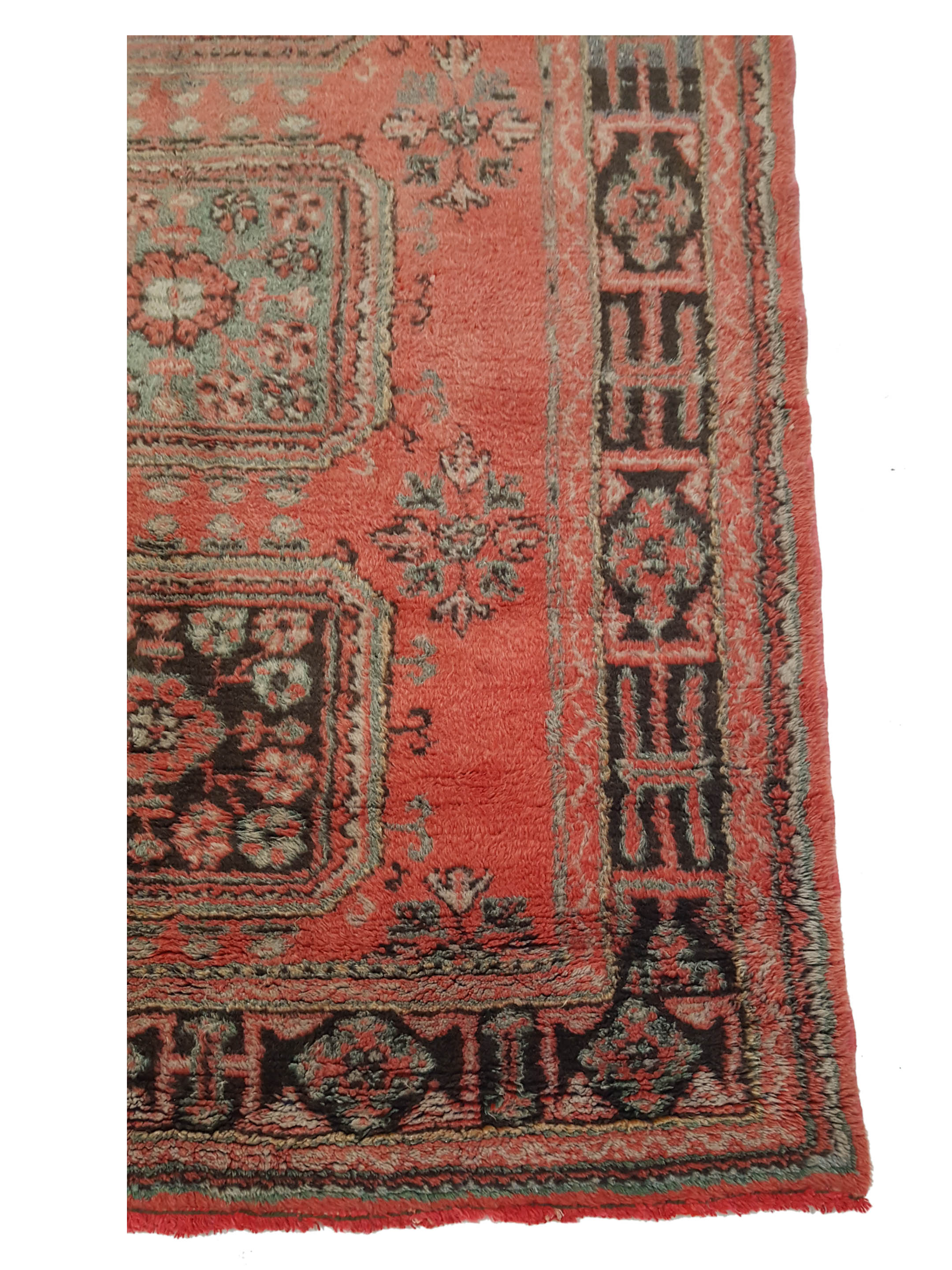 Antique Ushak Orange 5x10 - Image 4 of 6