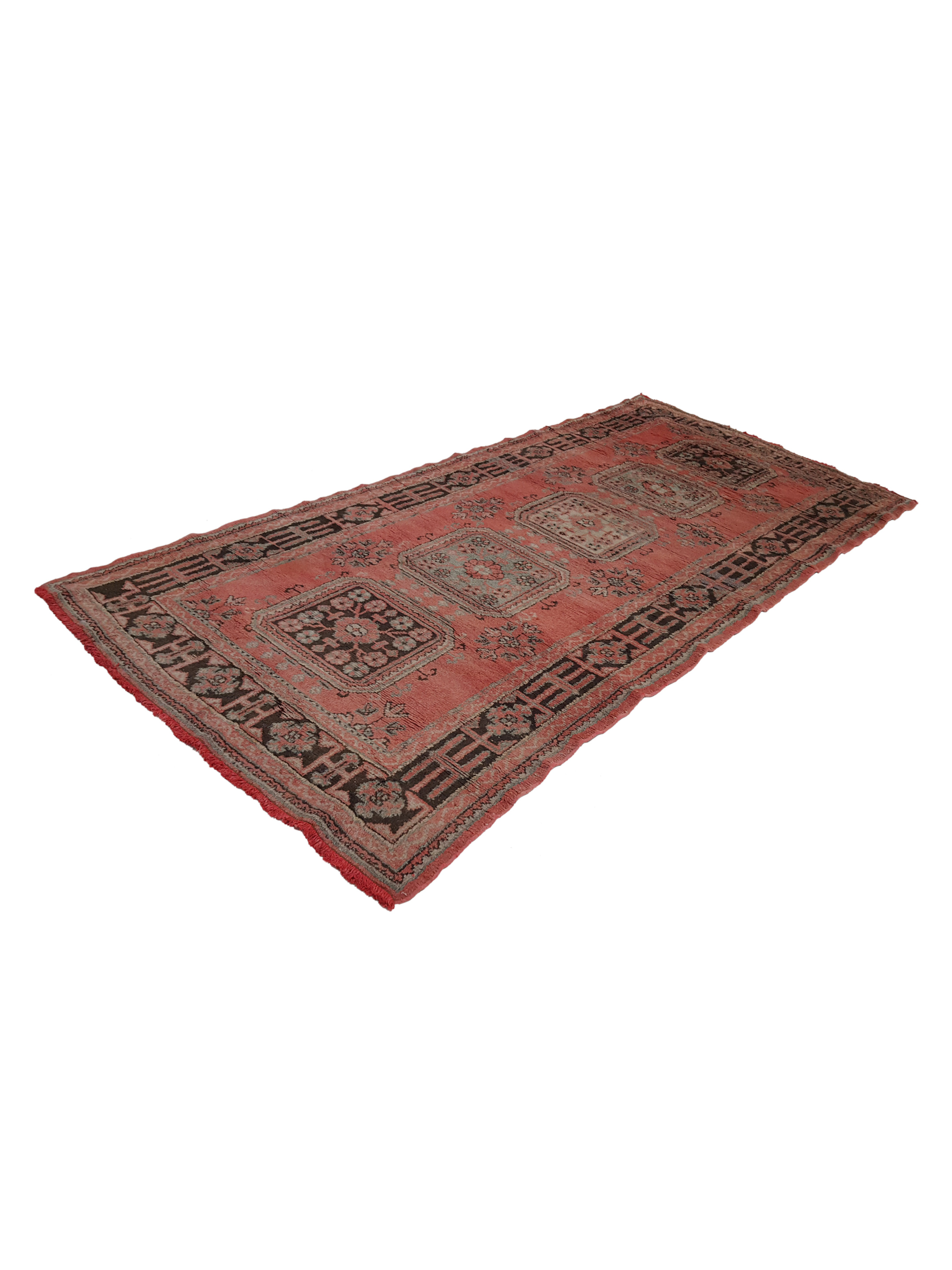 Antique Ushak Orange 5x10 - Image 6 of 6