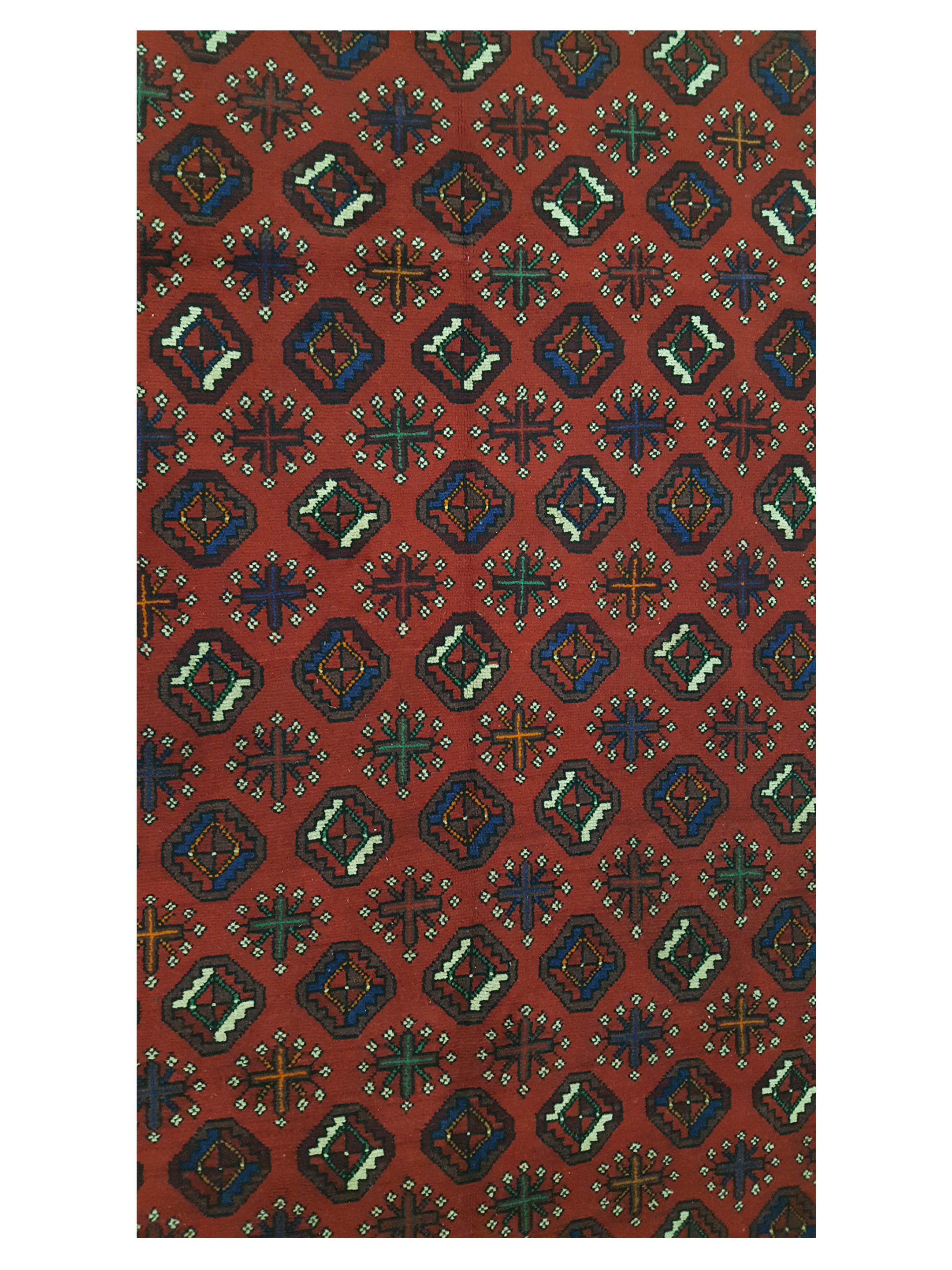 Shiraz Hand Knotted Burgundy 5x10 - Image 5 of 6