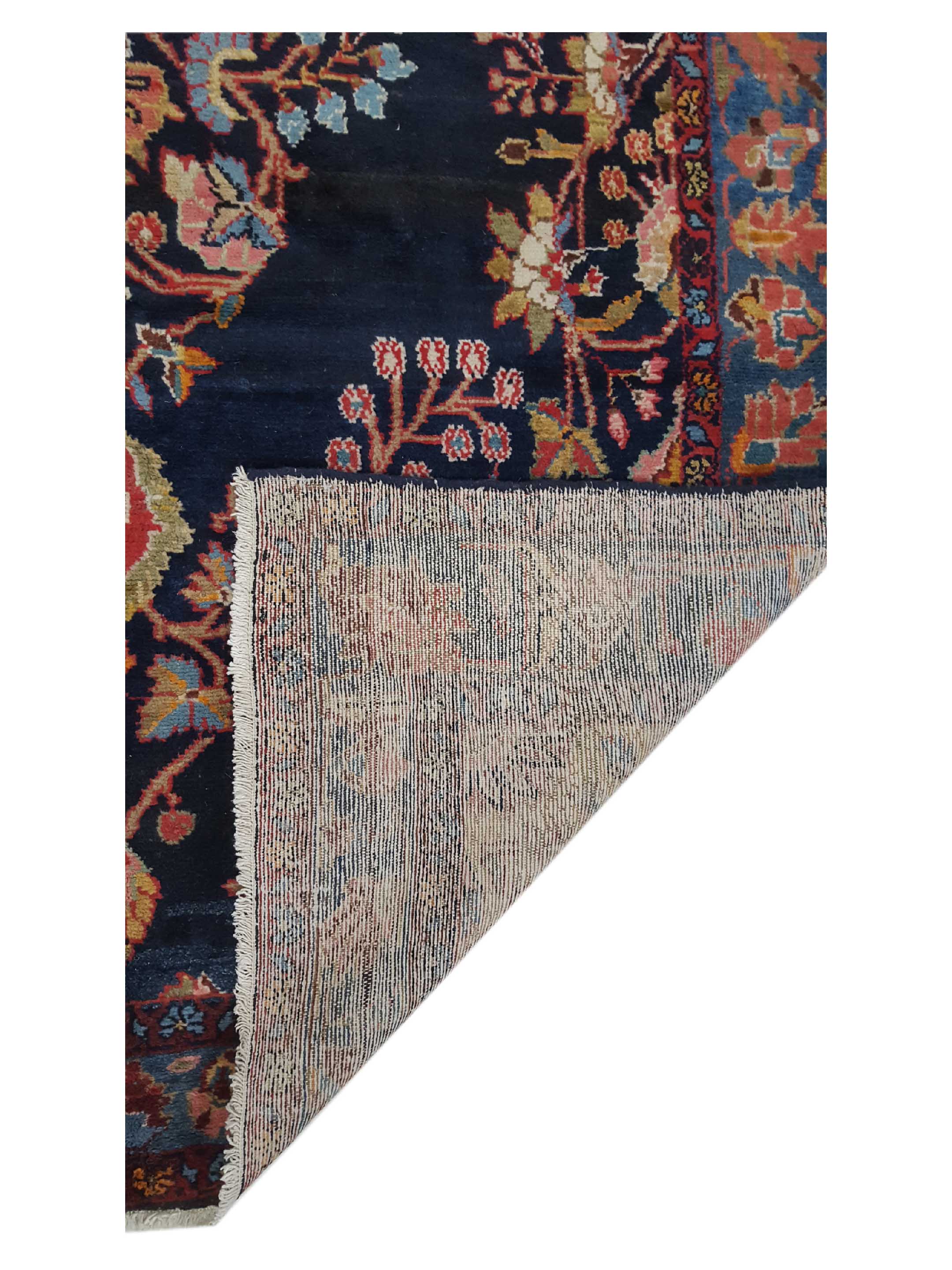 Malayer Hand Knotted Navy 5x11 - Image 3 of 6