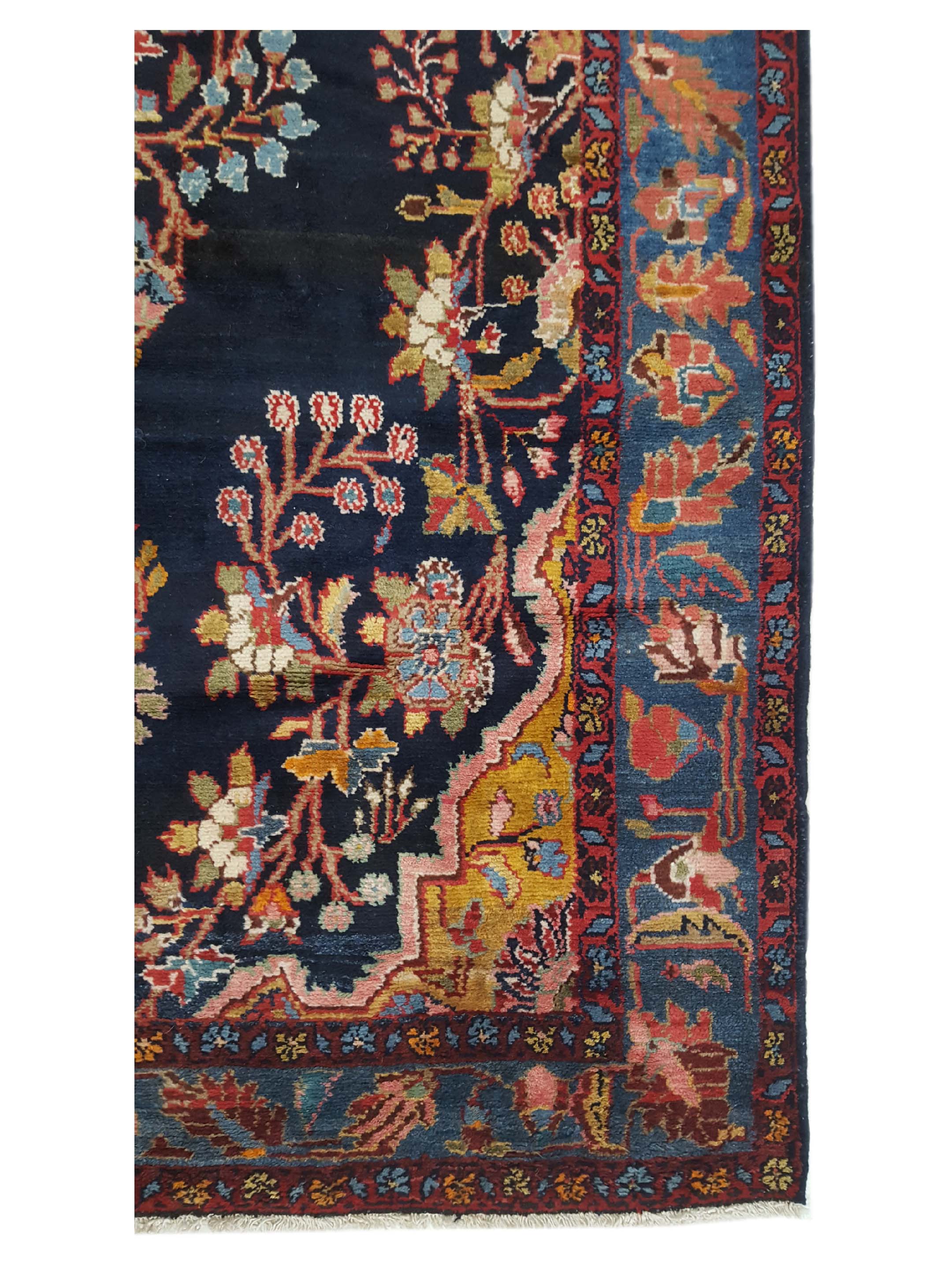 Malayer Hand Knotted Navy 5x11 - Image 4 of 6