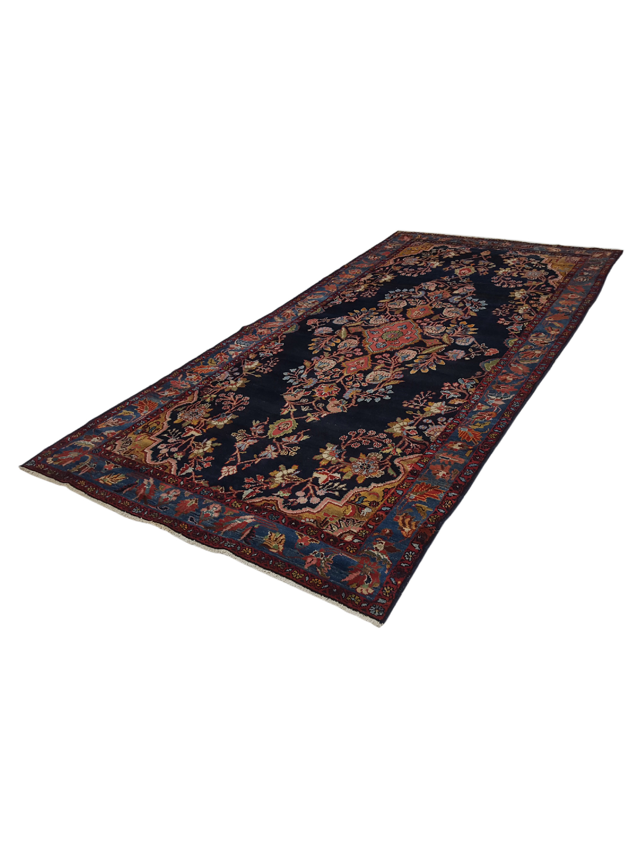 Malayer Hand Knotted Navy 5x11 - Image 6 of 6