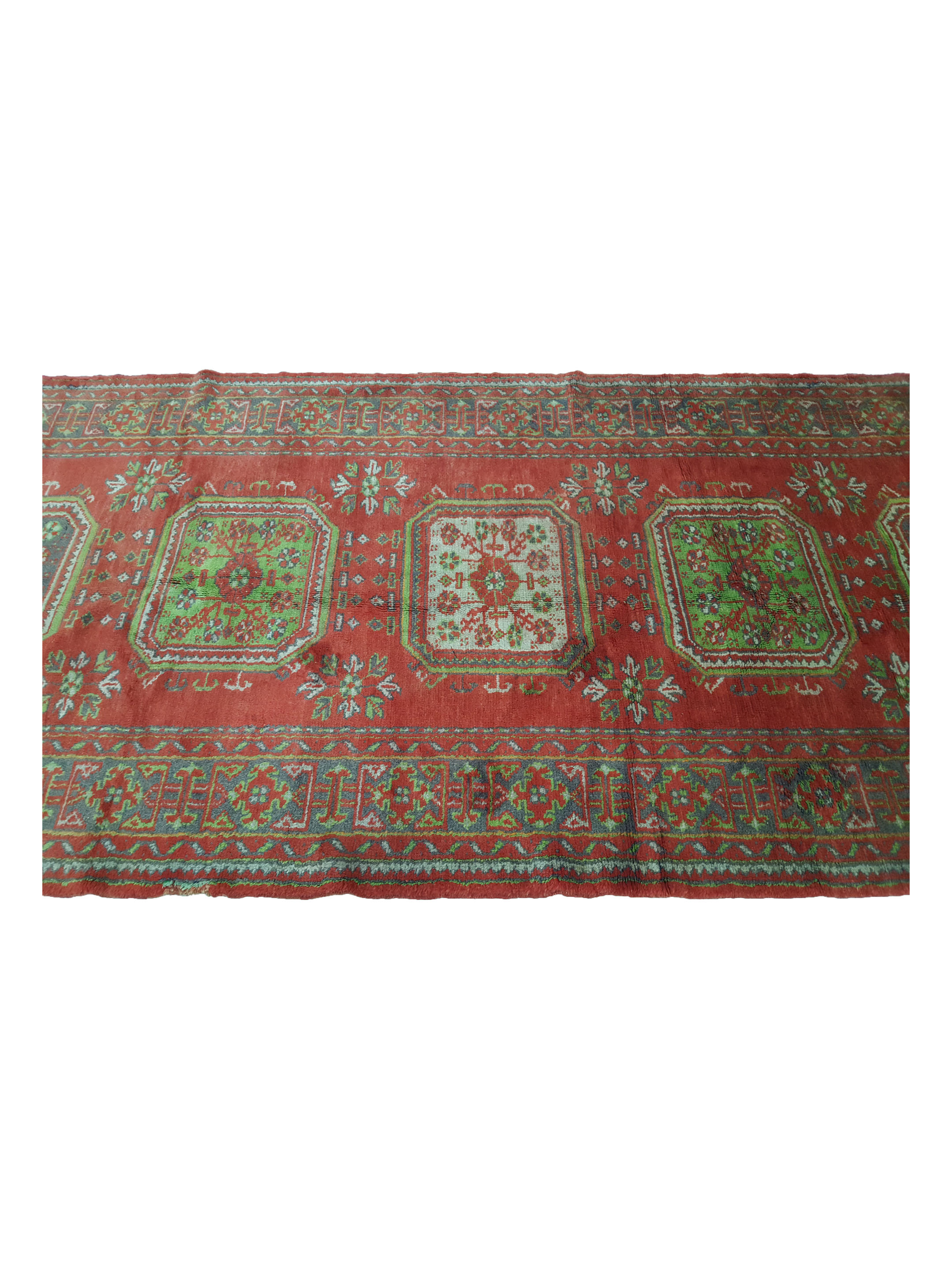 Antique Ushak Red 5x12 - Image 5 of 6