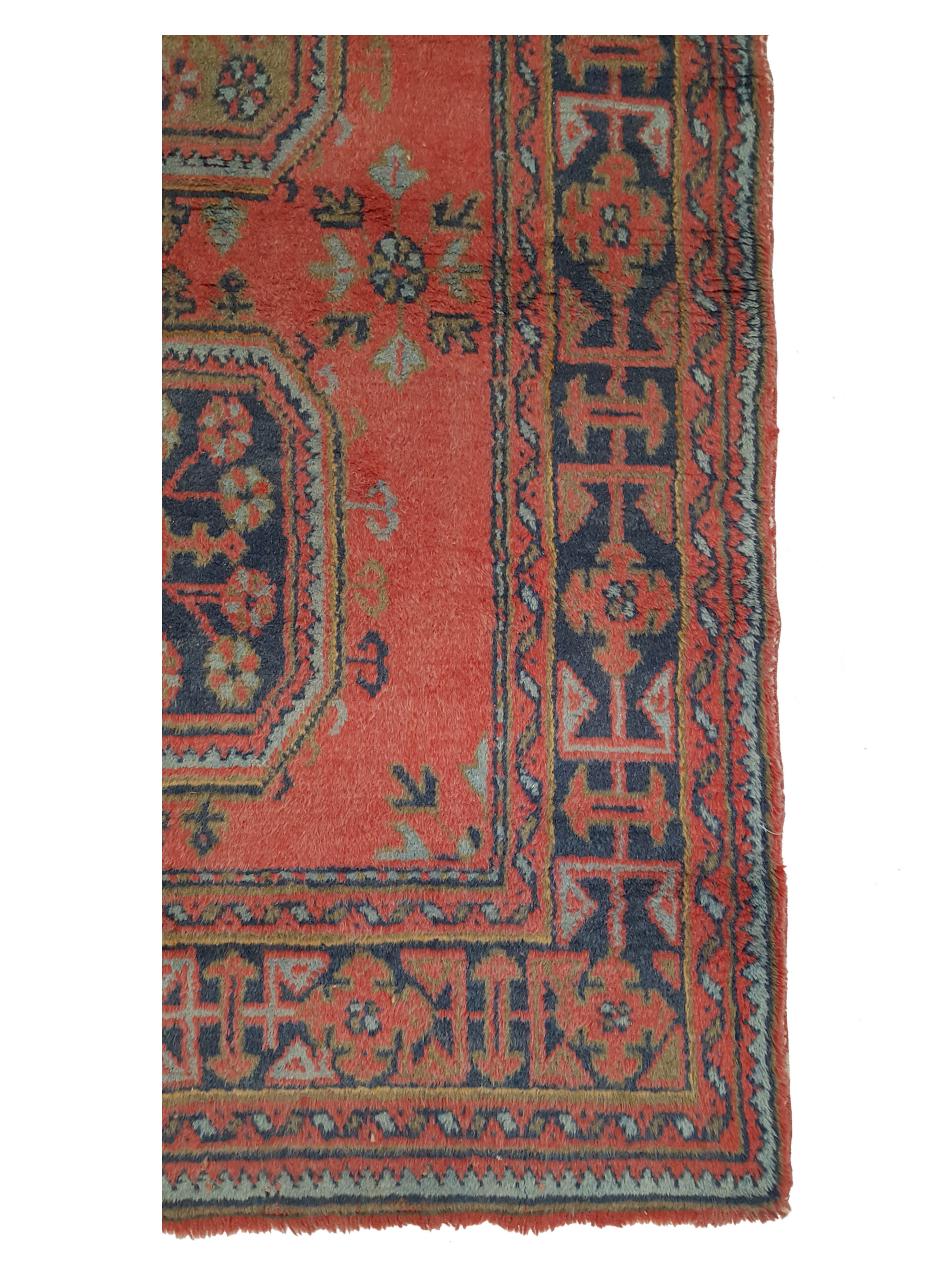 Antique Ushak Orange 4x12 - Image 3 of 6