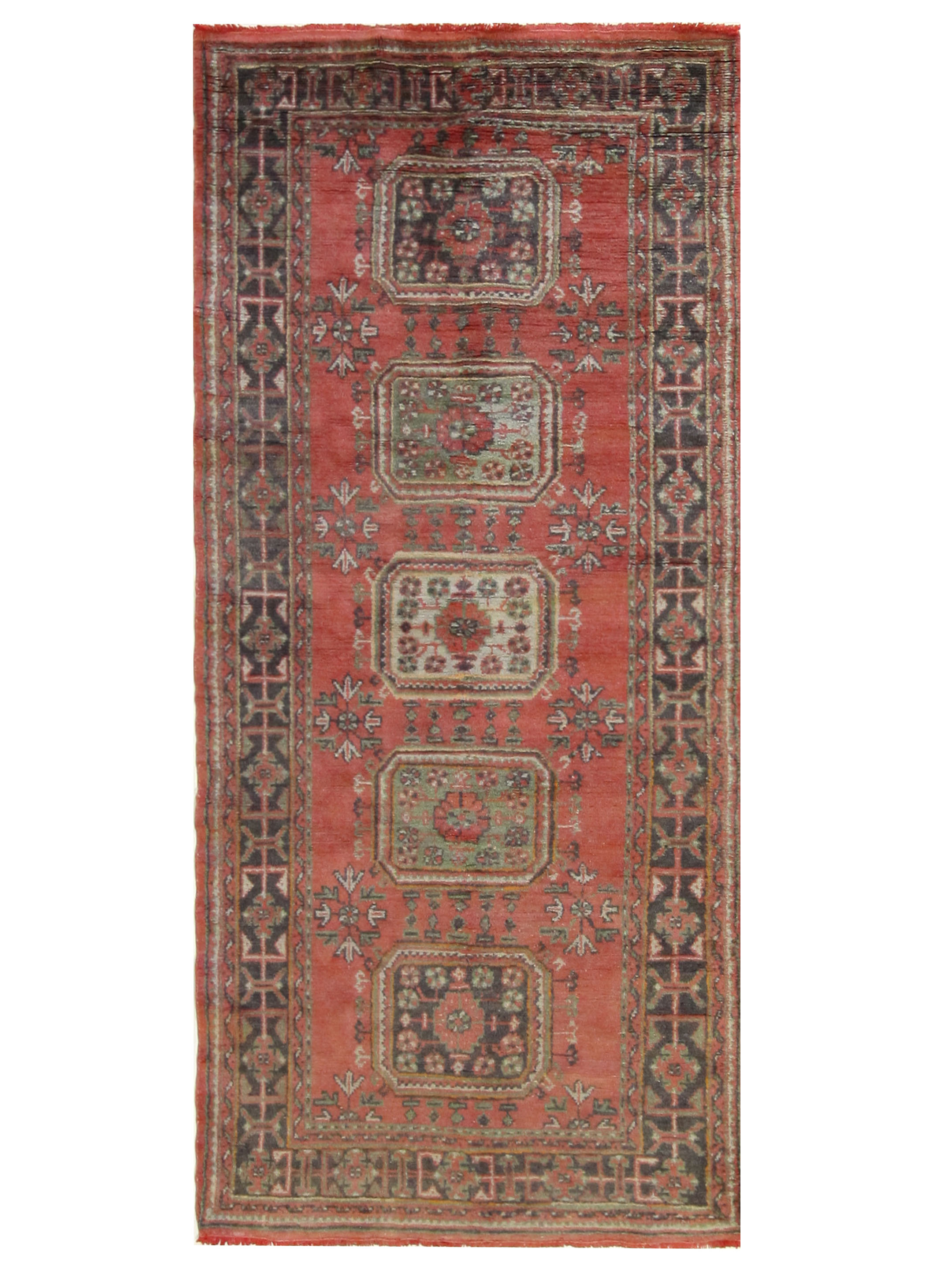 Antique Ushak Orange 5x11