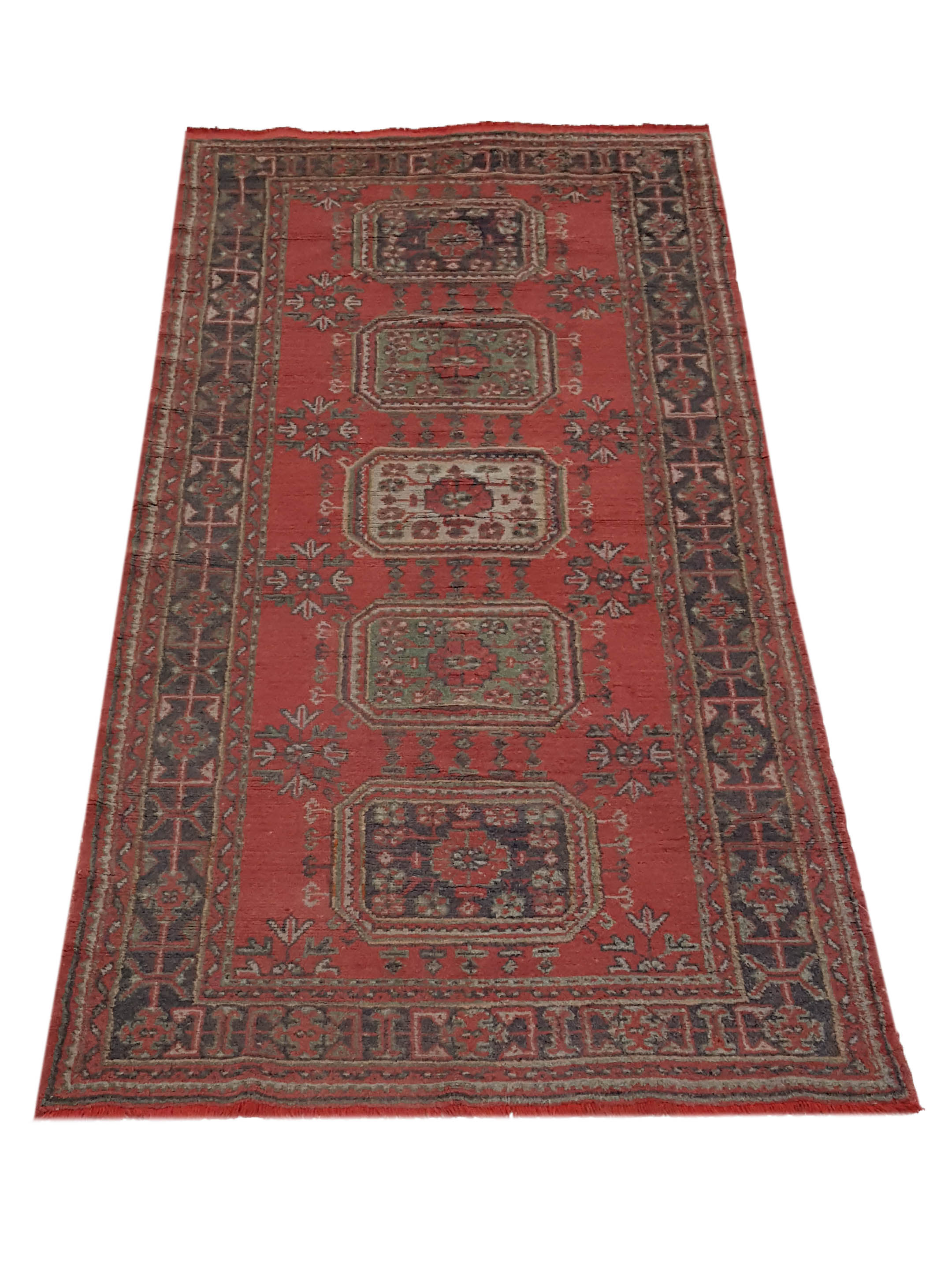 Antique Ushak Rust 5x11 - Image 2 of 6