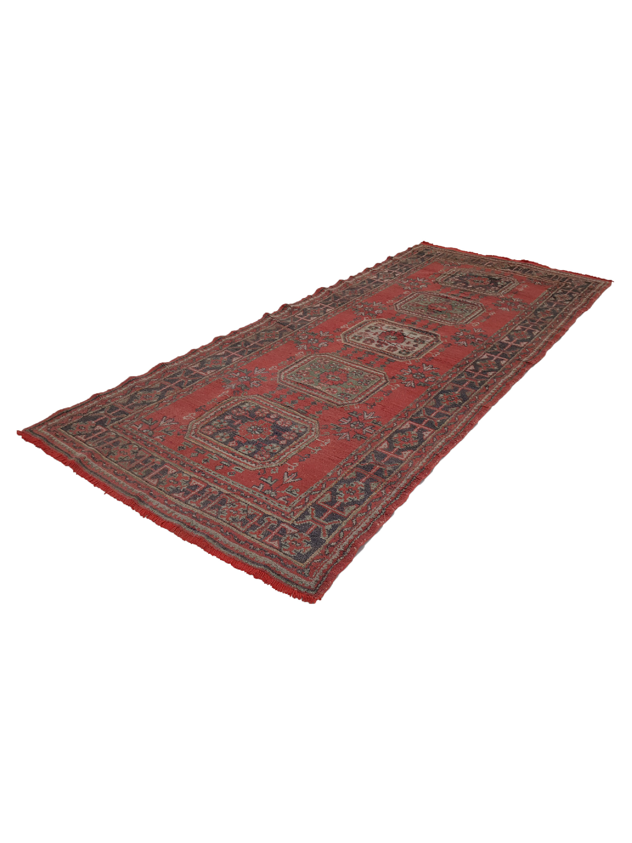 Antique Ushak Rust 5x11 - Image 6 of 6
