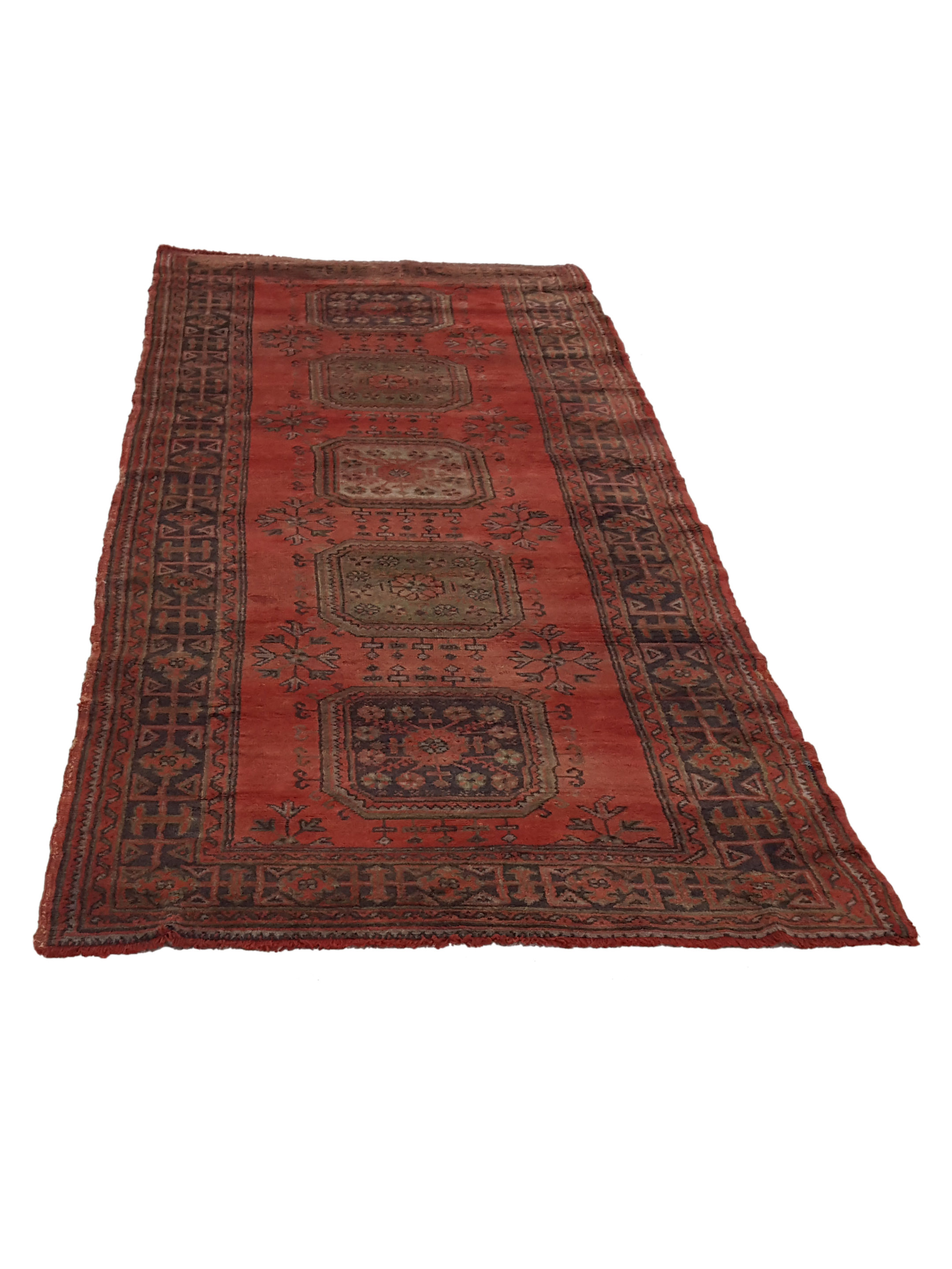 Antique Ushak Orange 5x11 - Image 2 of 6