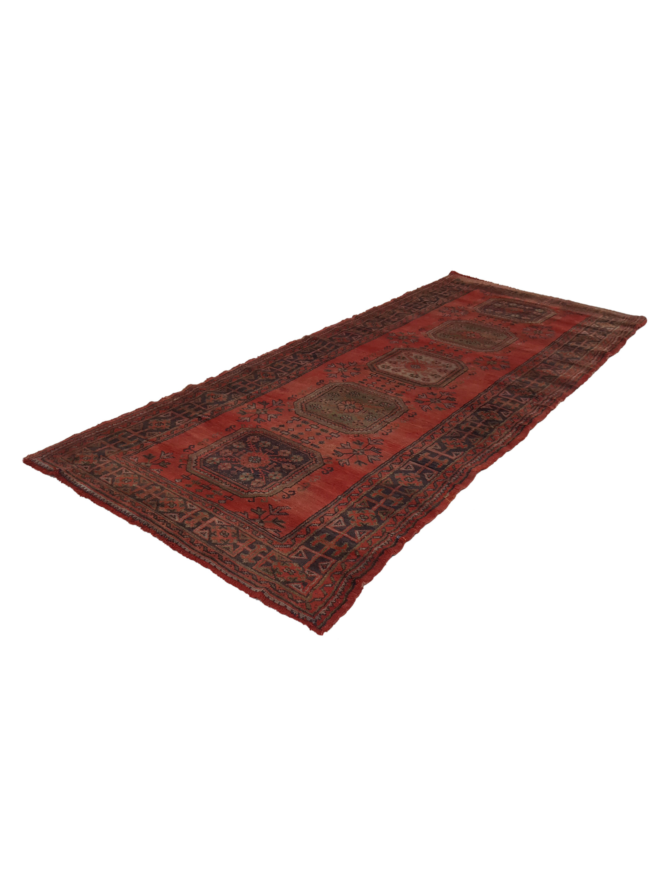 Antique Ushak Orange 5x11 - Image 6 of 6
