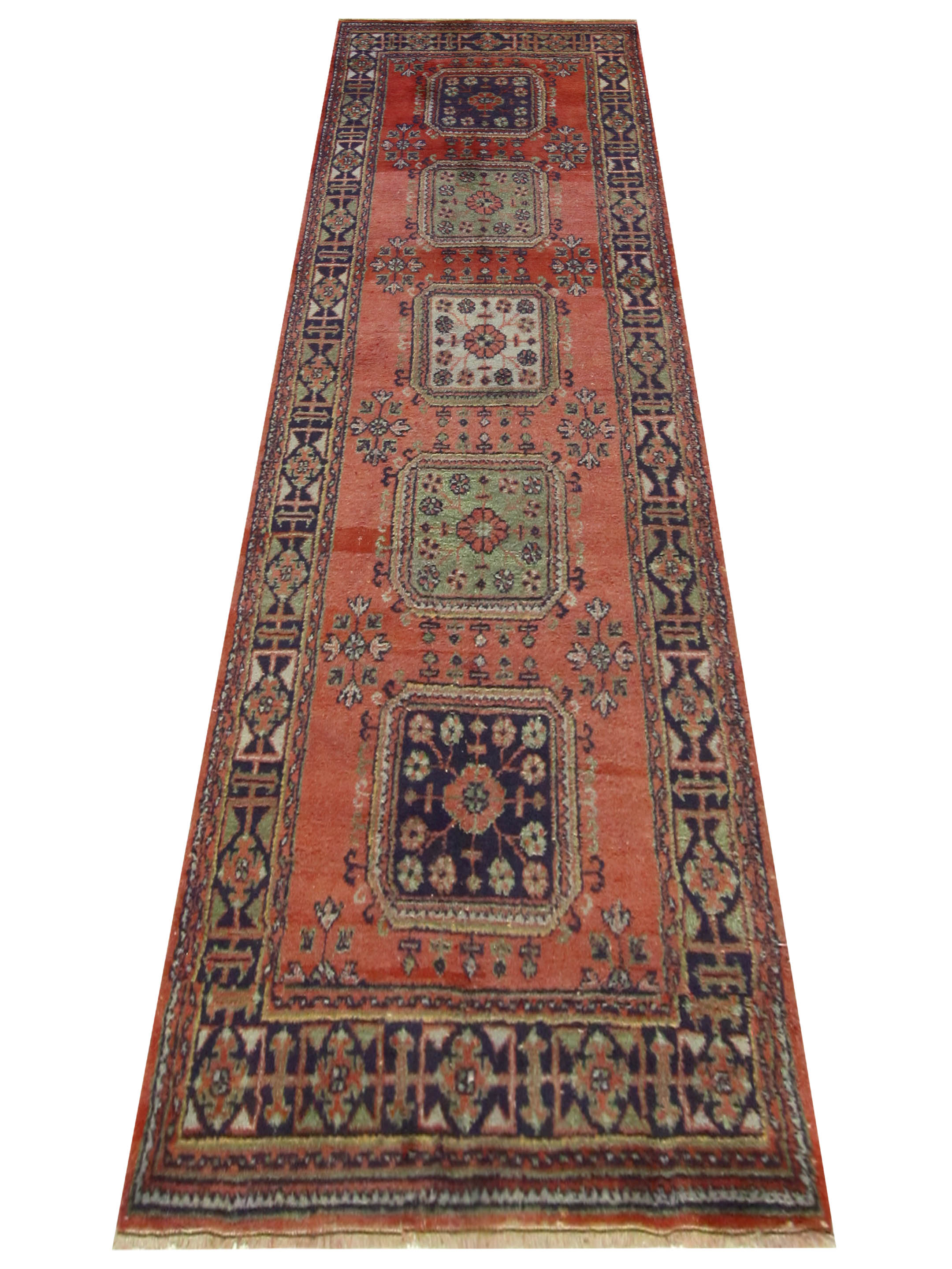 Antique Ushak Orange 5x12 - Image 2 of 5
