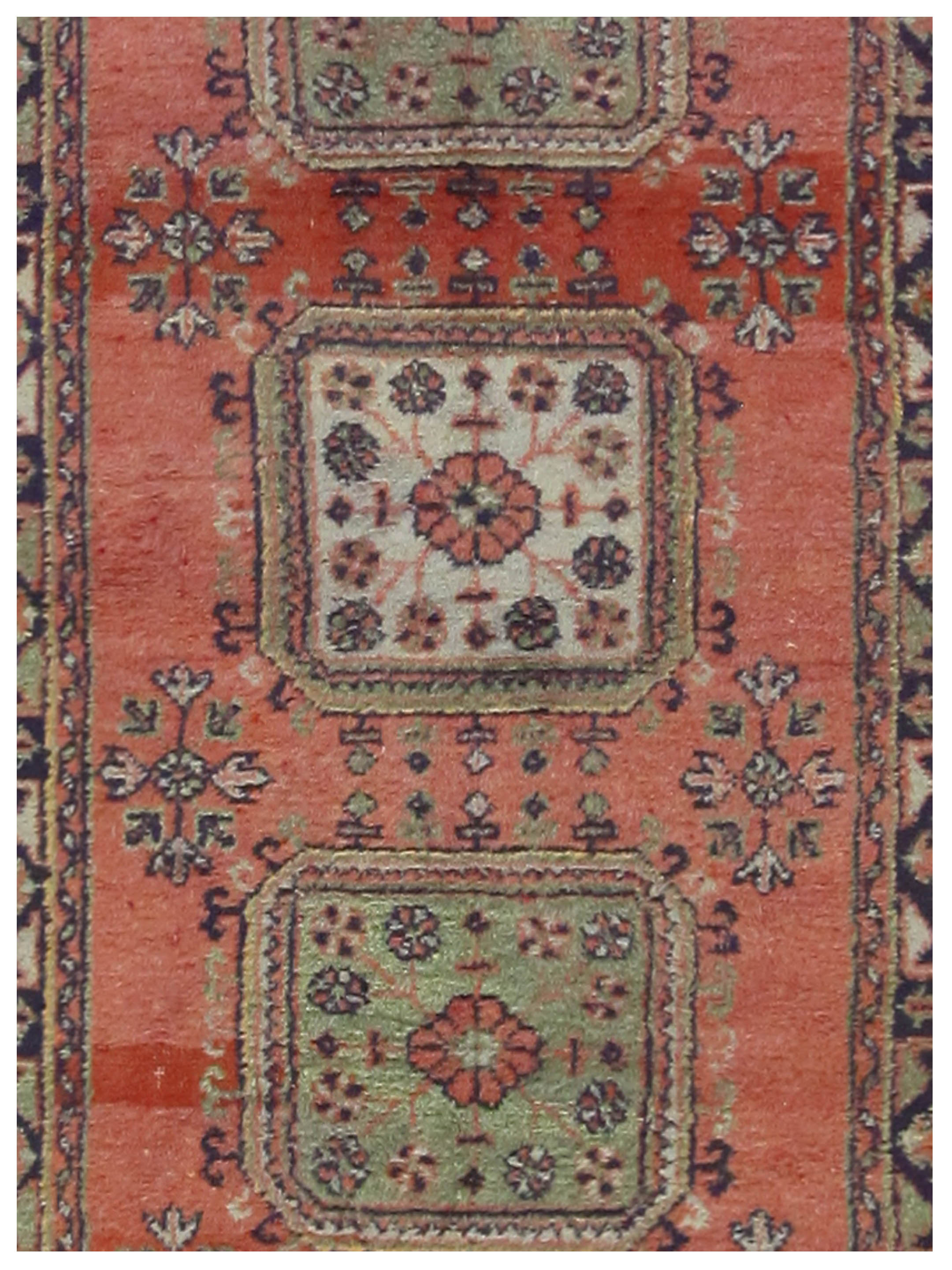 Antique Ushak Orange 5x12 - Image 4 of 5