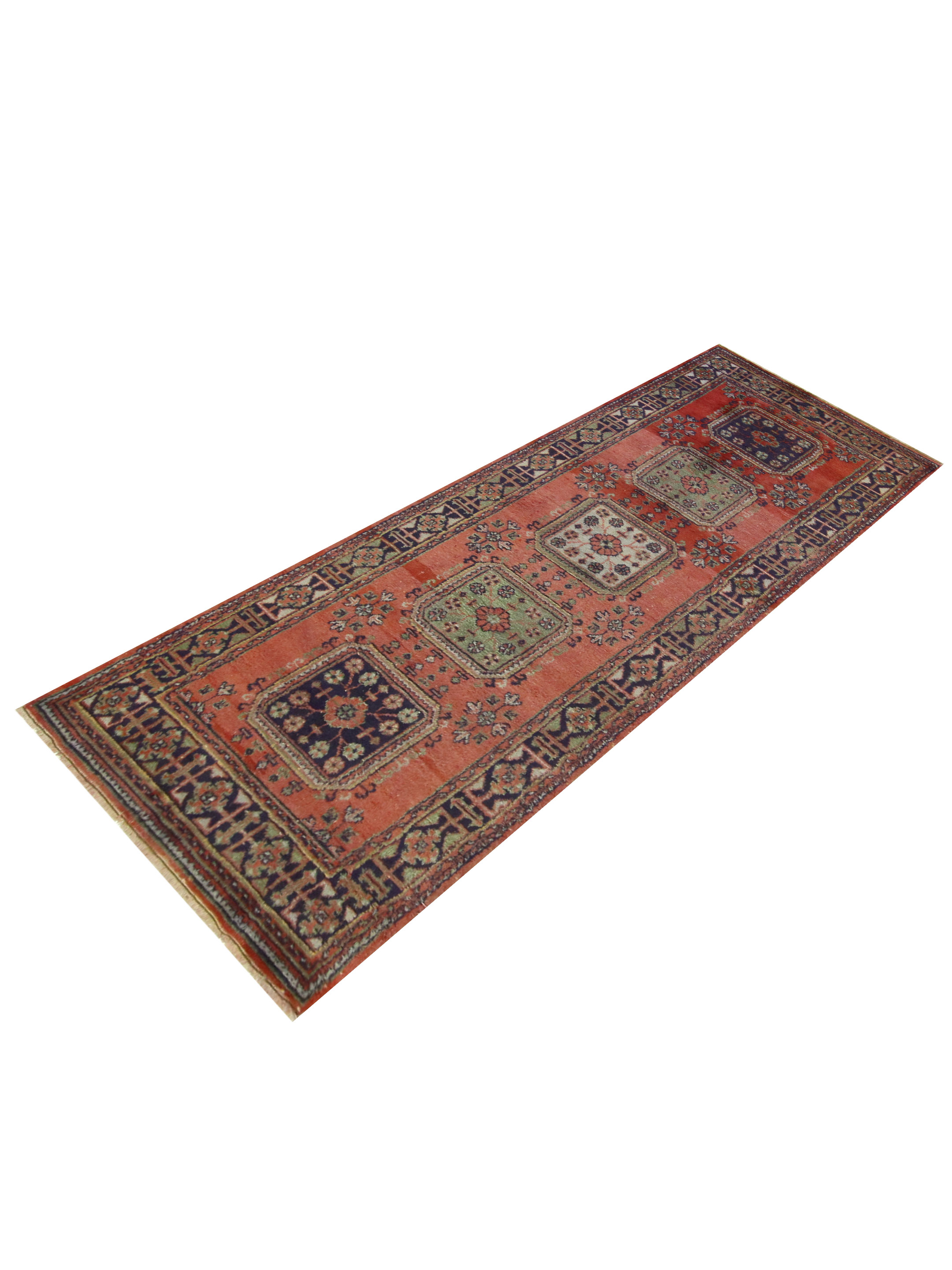 Antique Ushak Orange 5x12 - Image 5 of 5