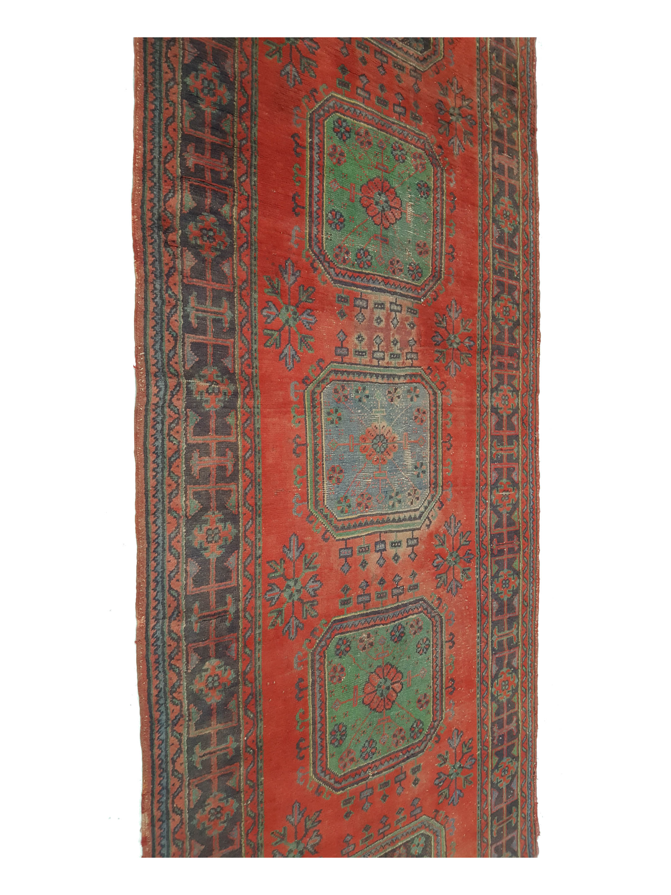 Antique Ushak Red 5x12 - Image 5 of 6
