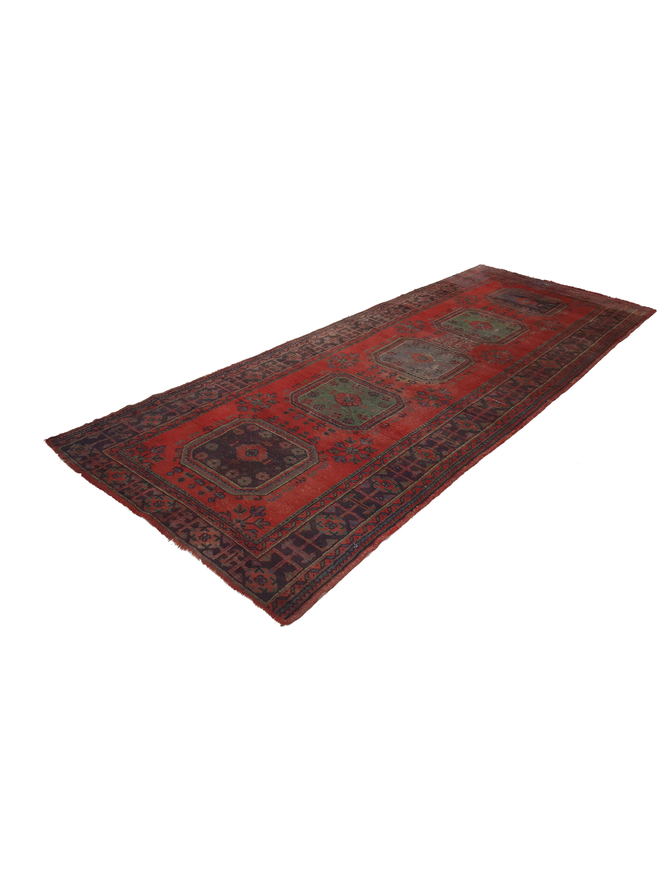 Antique Ushak Red 5x12 - Image 6 of 6
