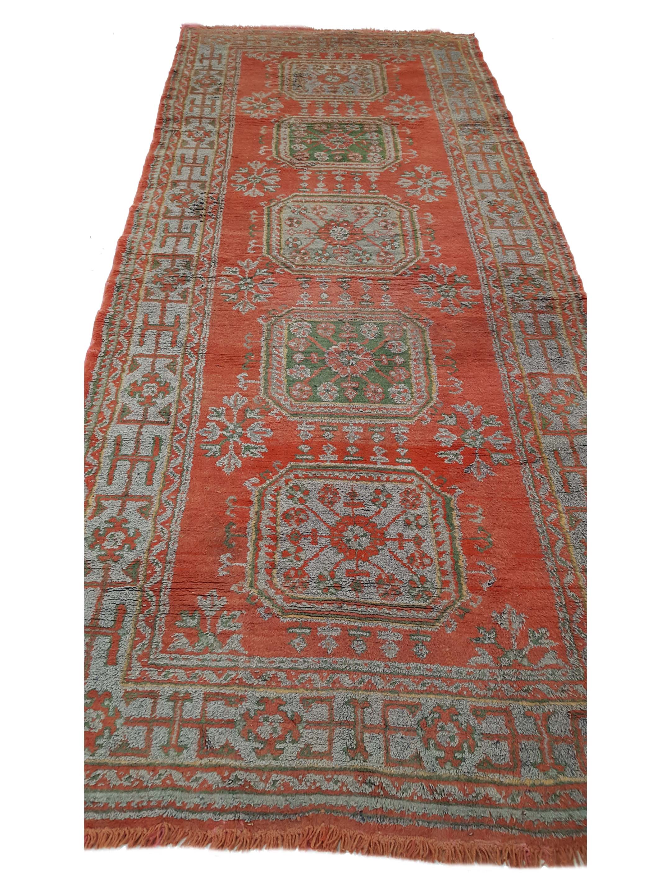 Antique Ushak Orange 5x11 - Image 2 of 6