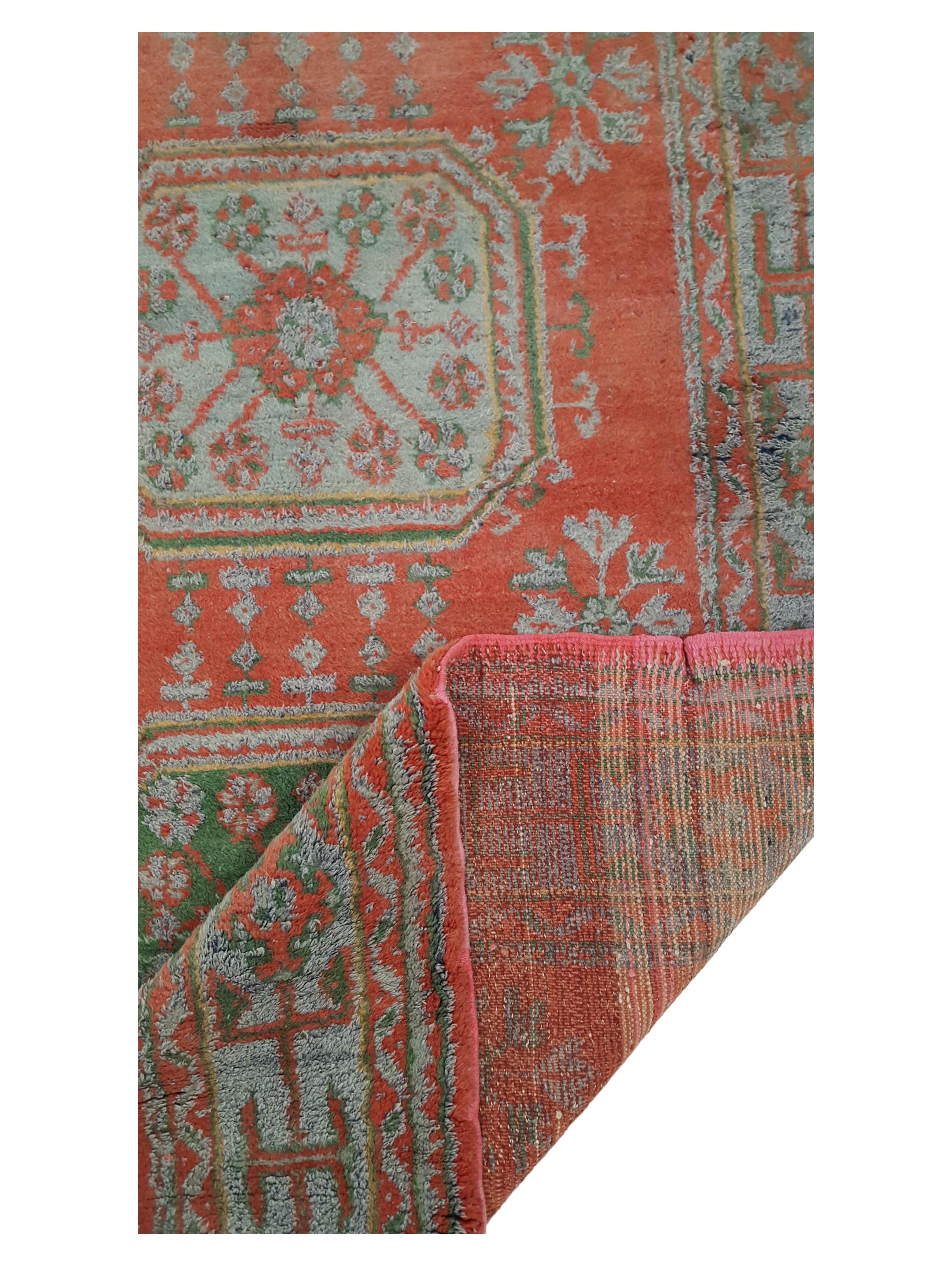 Antique Ushak Orange 5x11 - Image 3 of 6