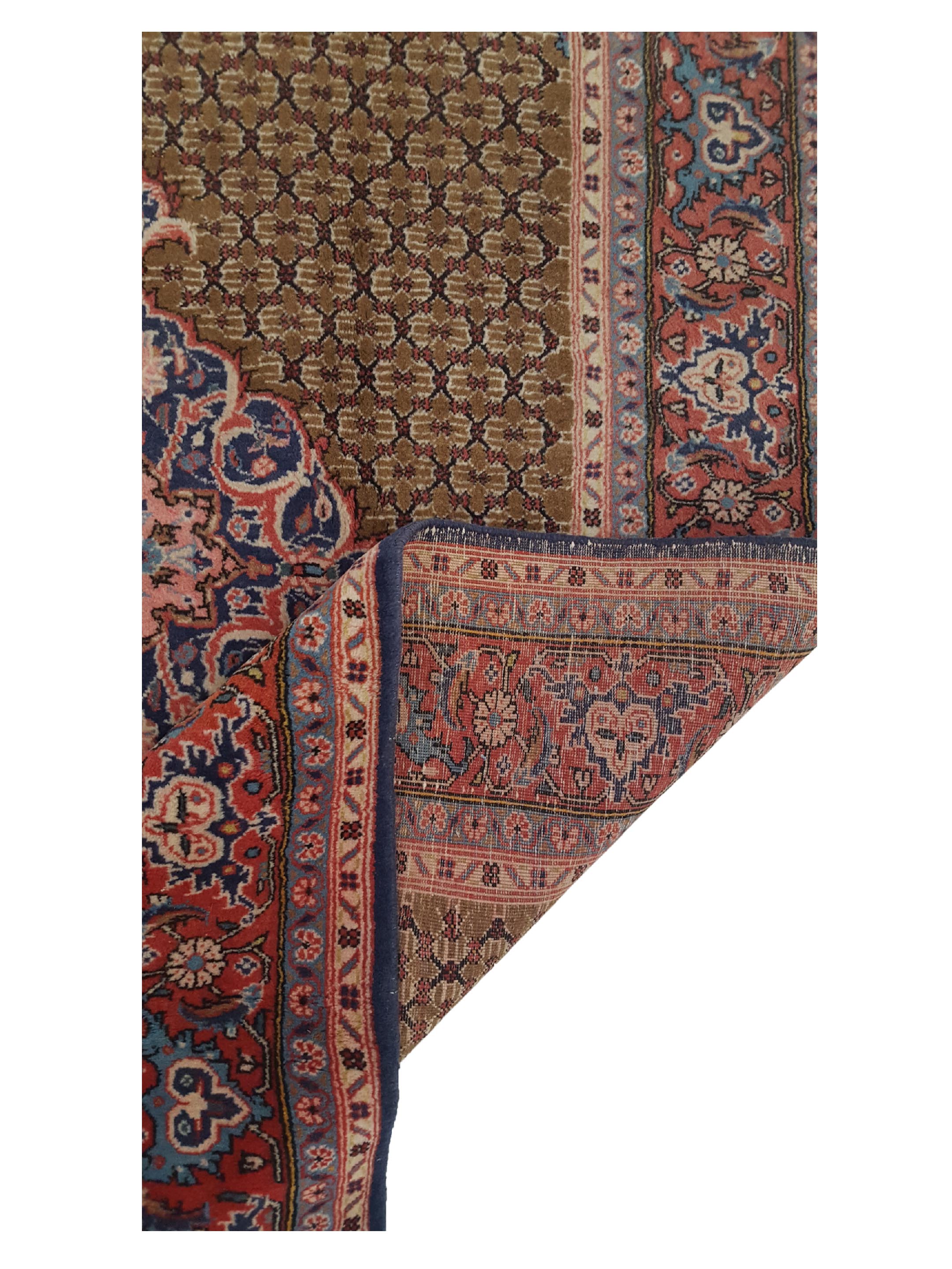 Serab Hand Knotted Blue 5x10 - Image 3 of 6