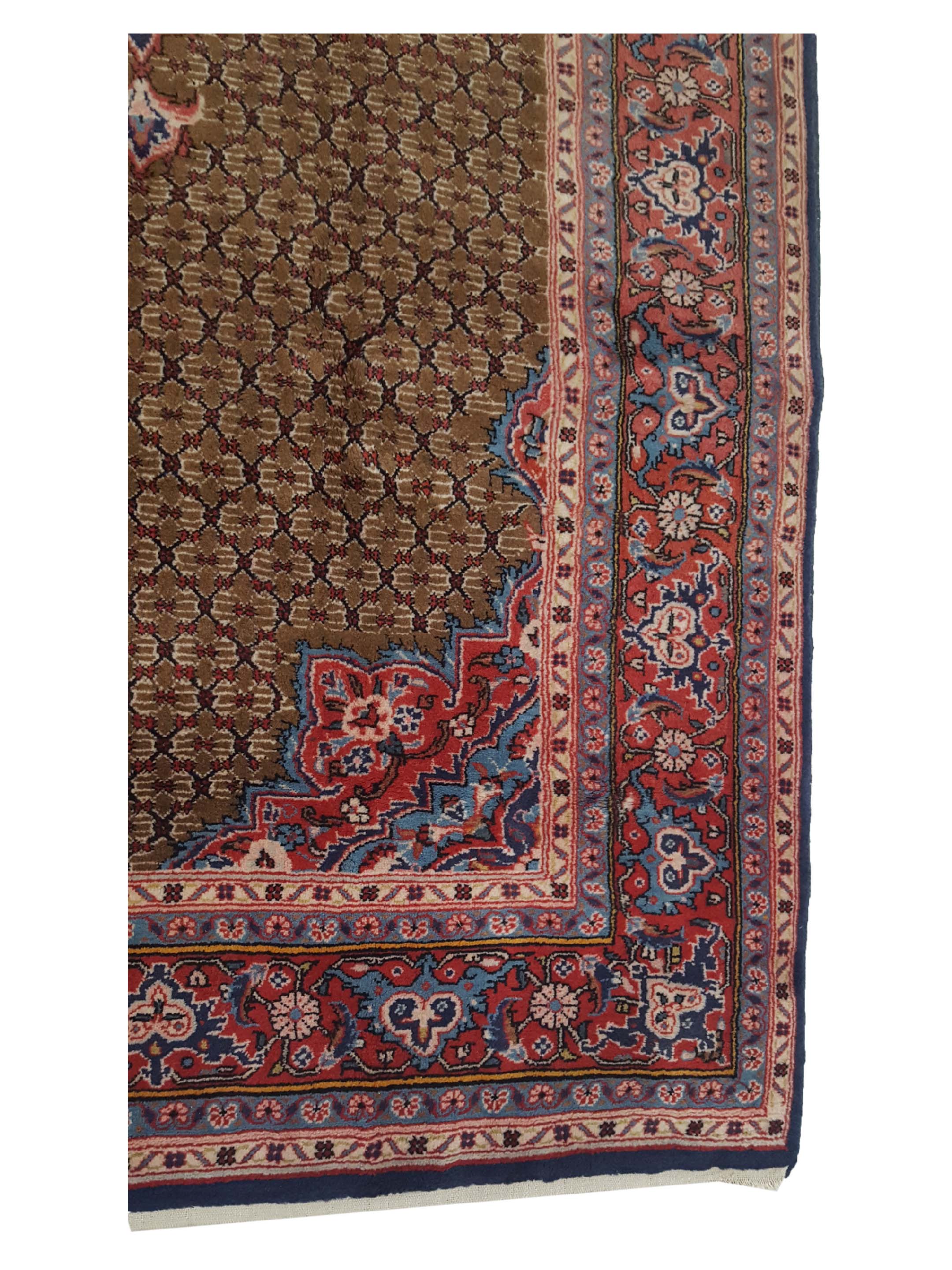 Serab Hand Knotted Blue 5x10 - Image 4 of 6