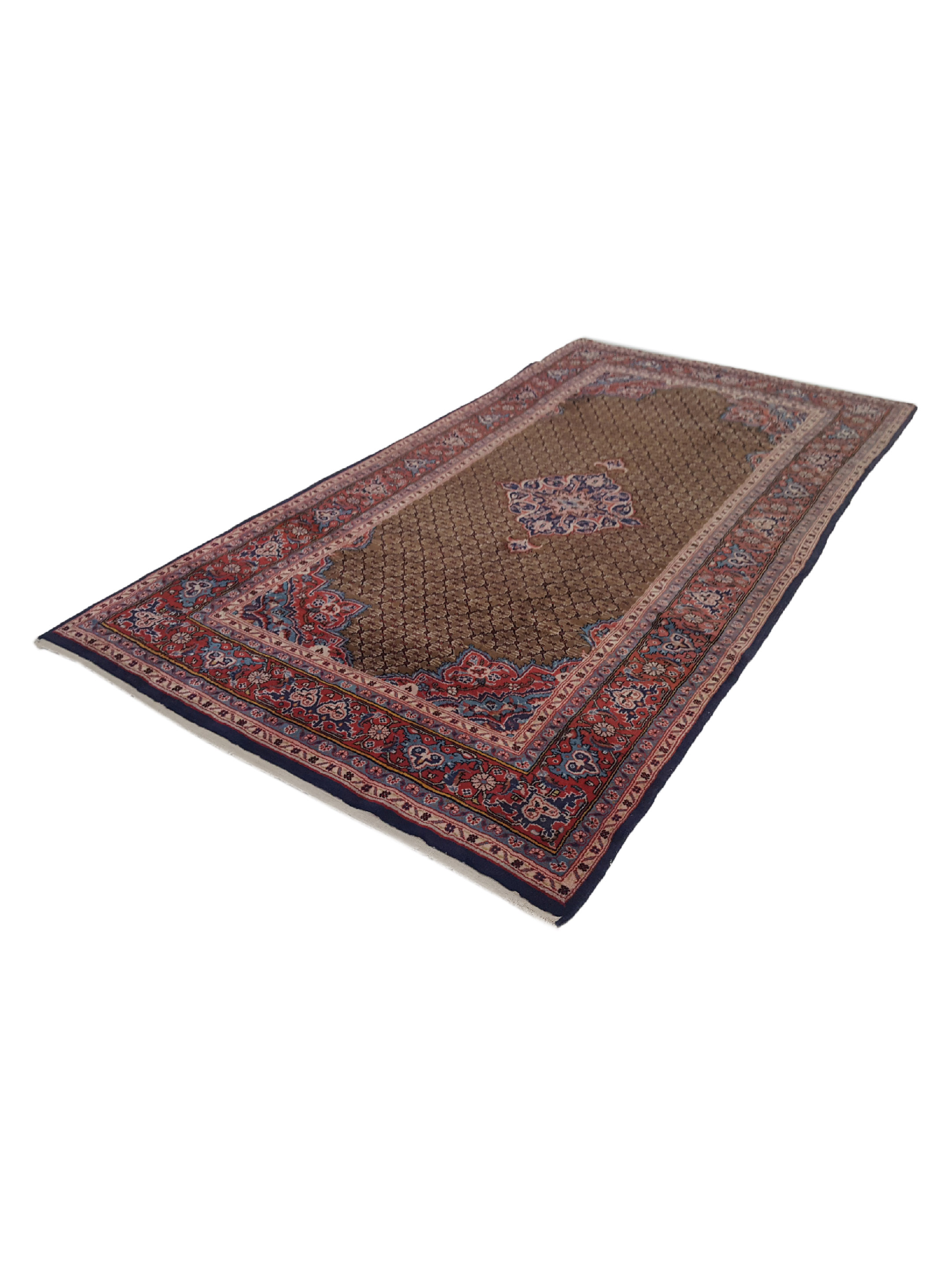 Serab Hand Knotted Blue 5x10 - Image 6 of 6