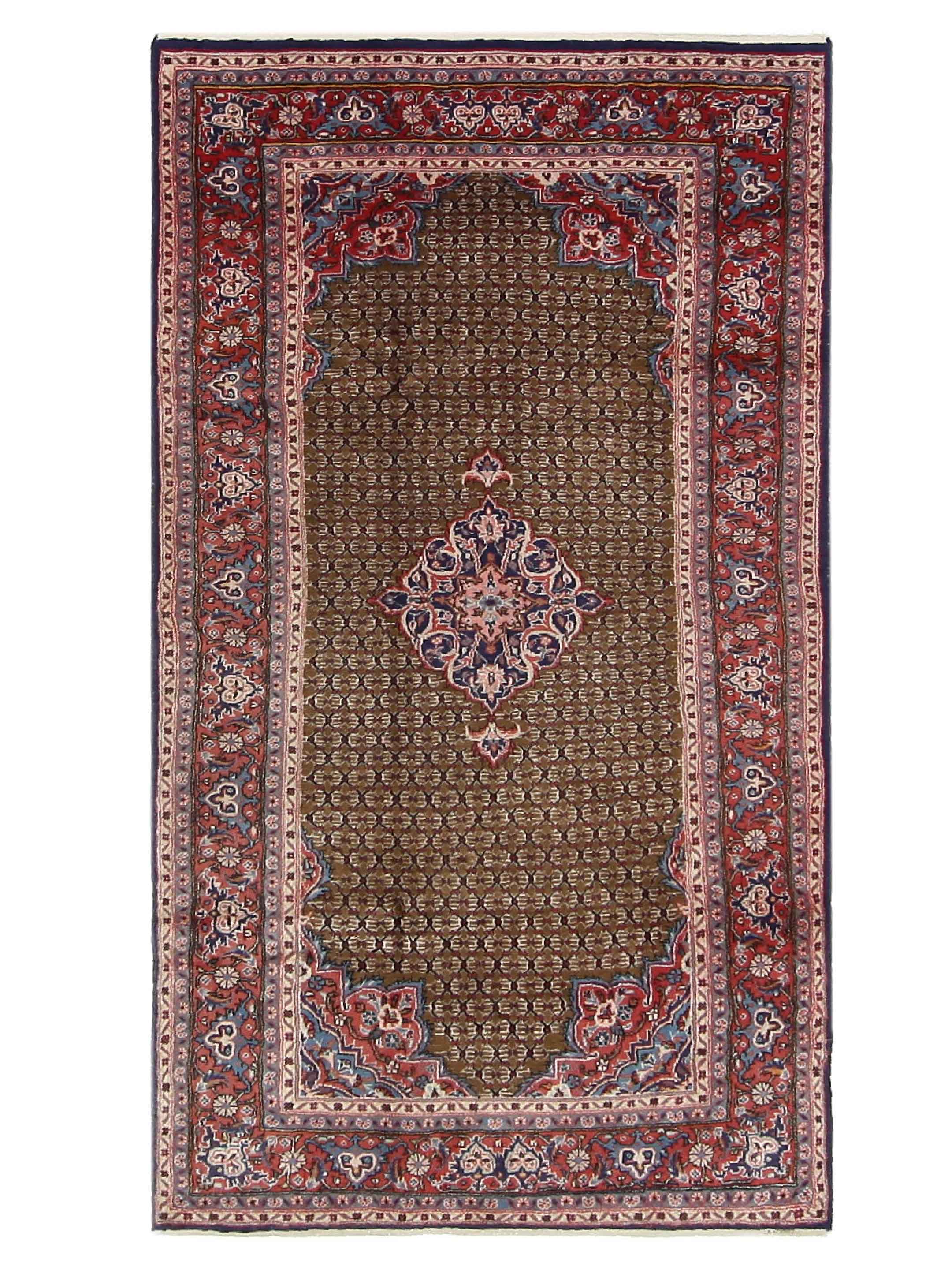 Serab Hand Knotted Blue 5x10