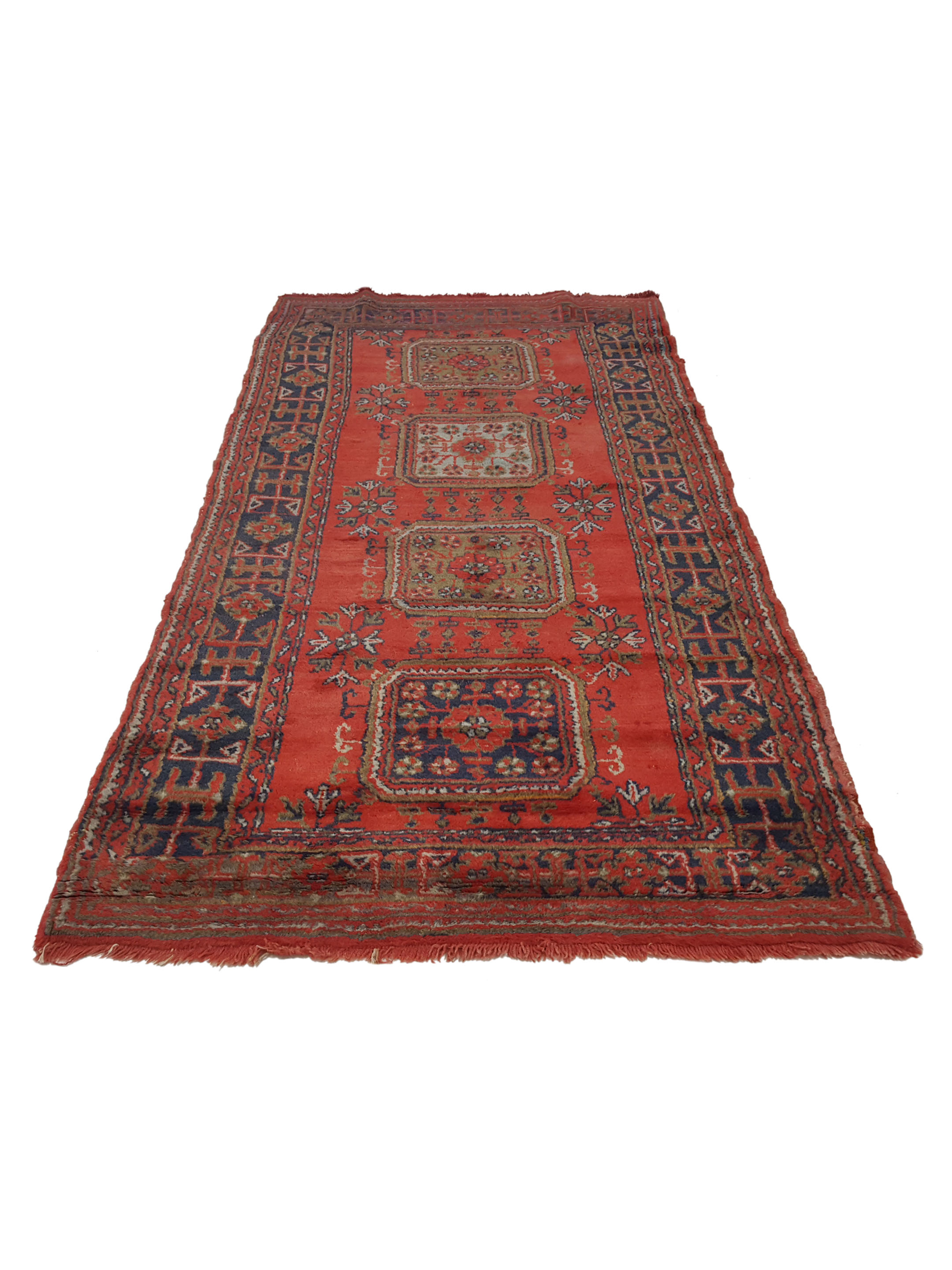 Antique Ushak Orange 5x10 - Image 2 of 6