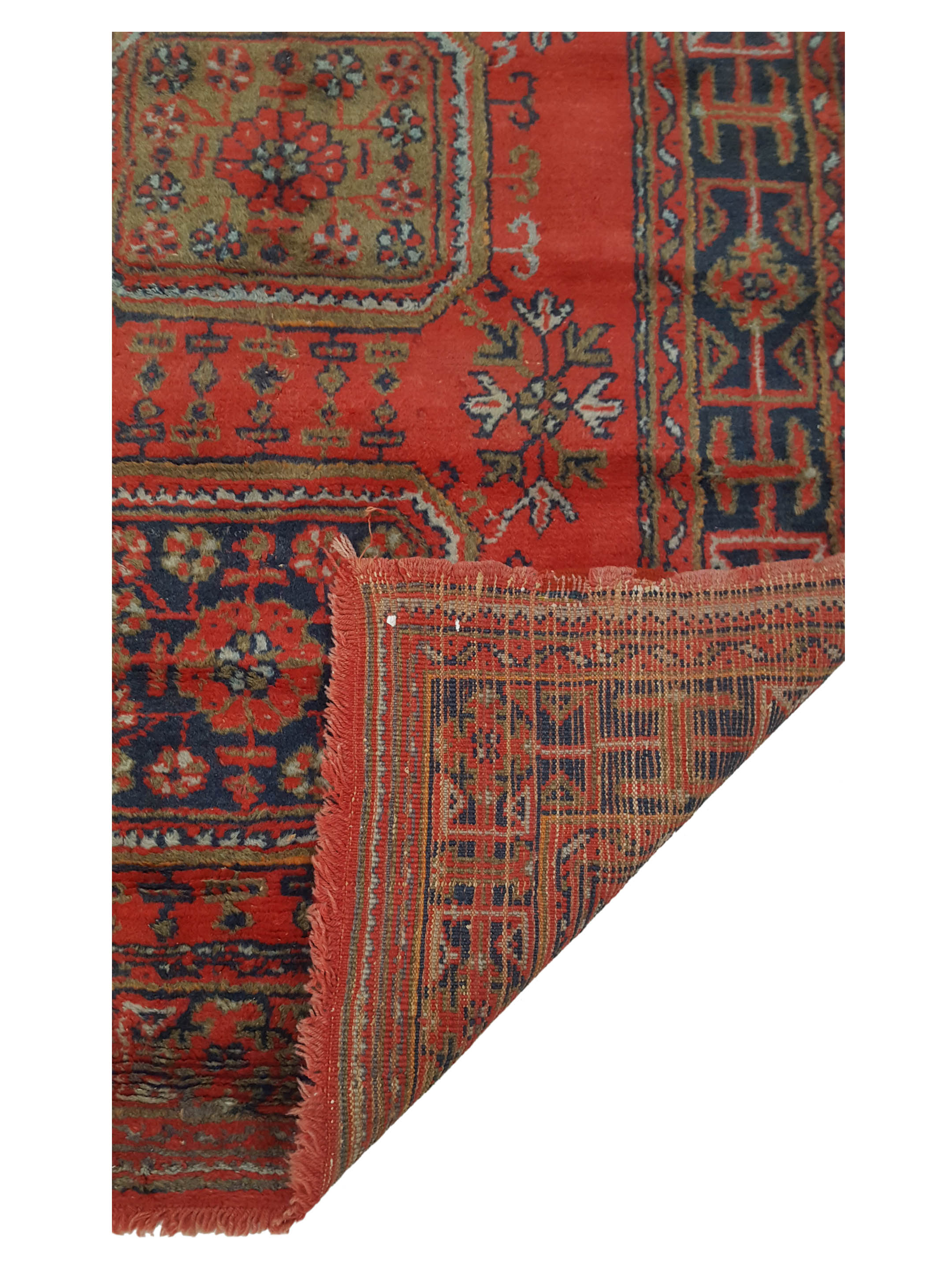 Antique Ushak Orange 5x10 - Image 3 of 6