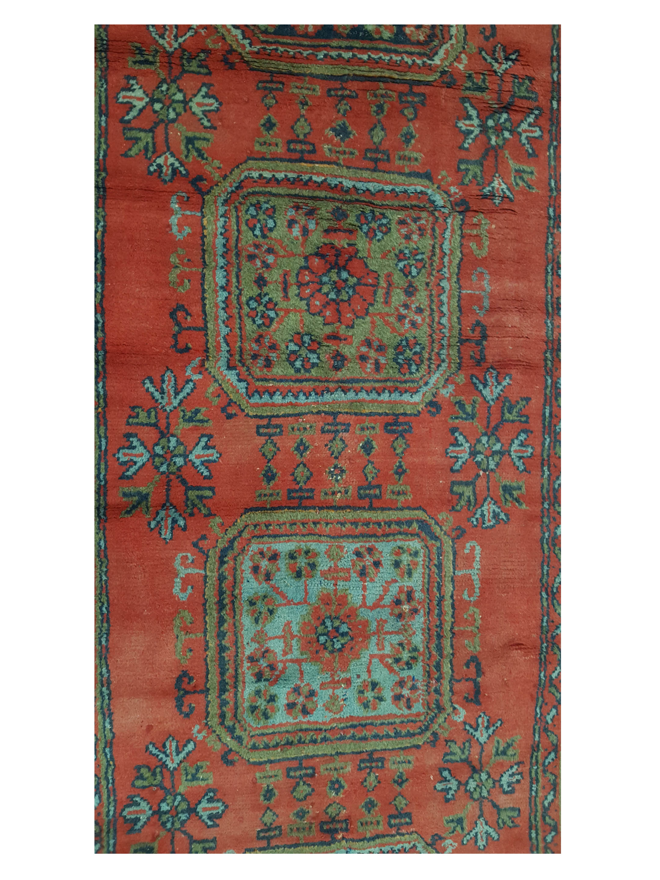 Antique Ushak Orange 5x10 - Image 5 of 6