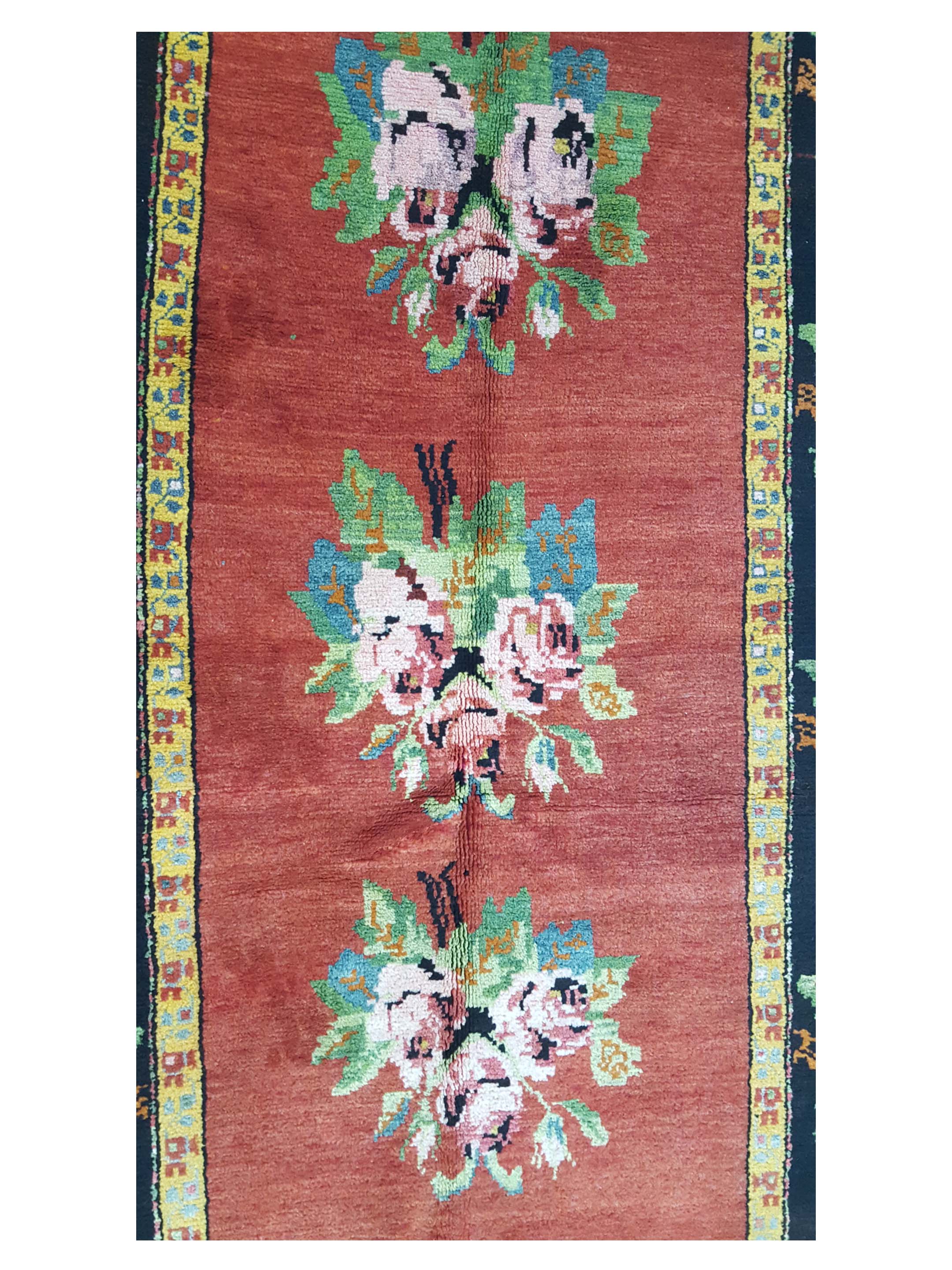 Antique Karabagh Orange 5x8 - Image 5 of 6