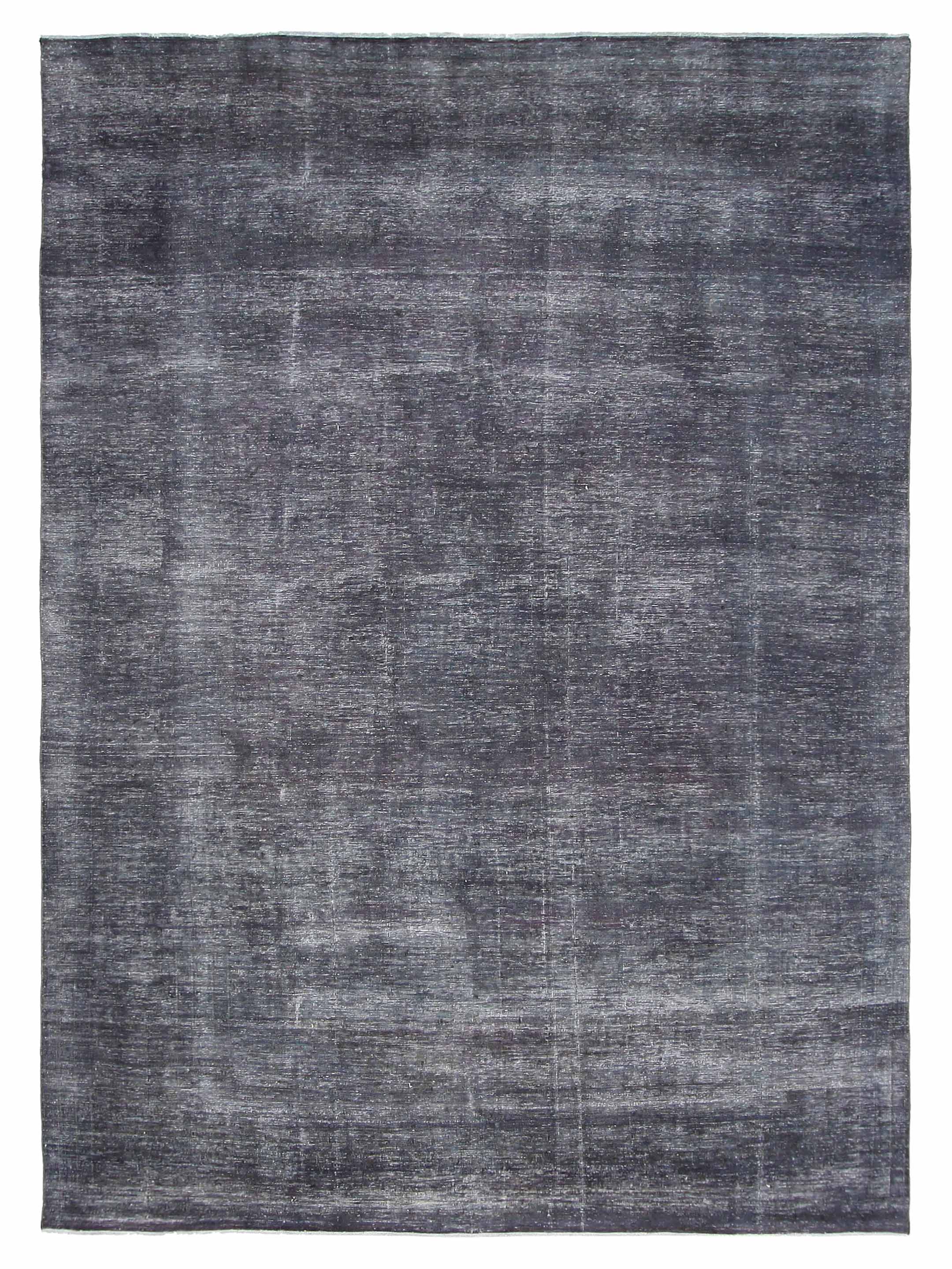 Overdyed Hand Knotted Grey 10x14