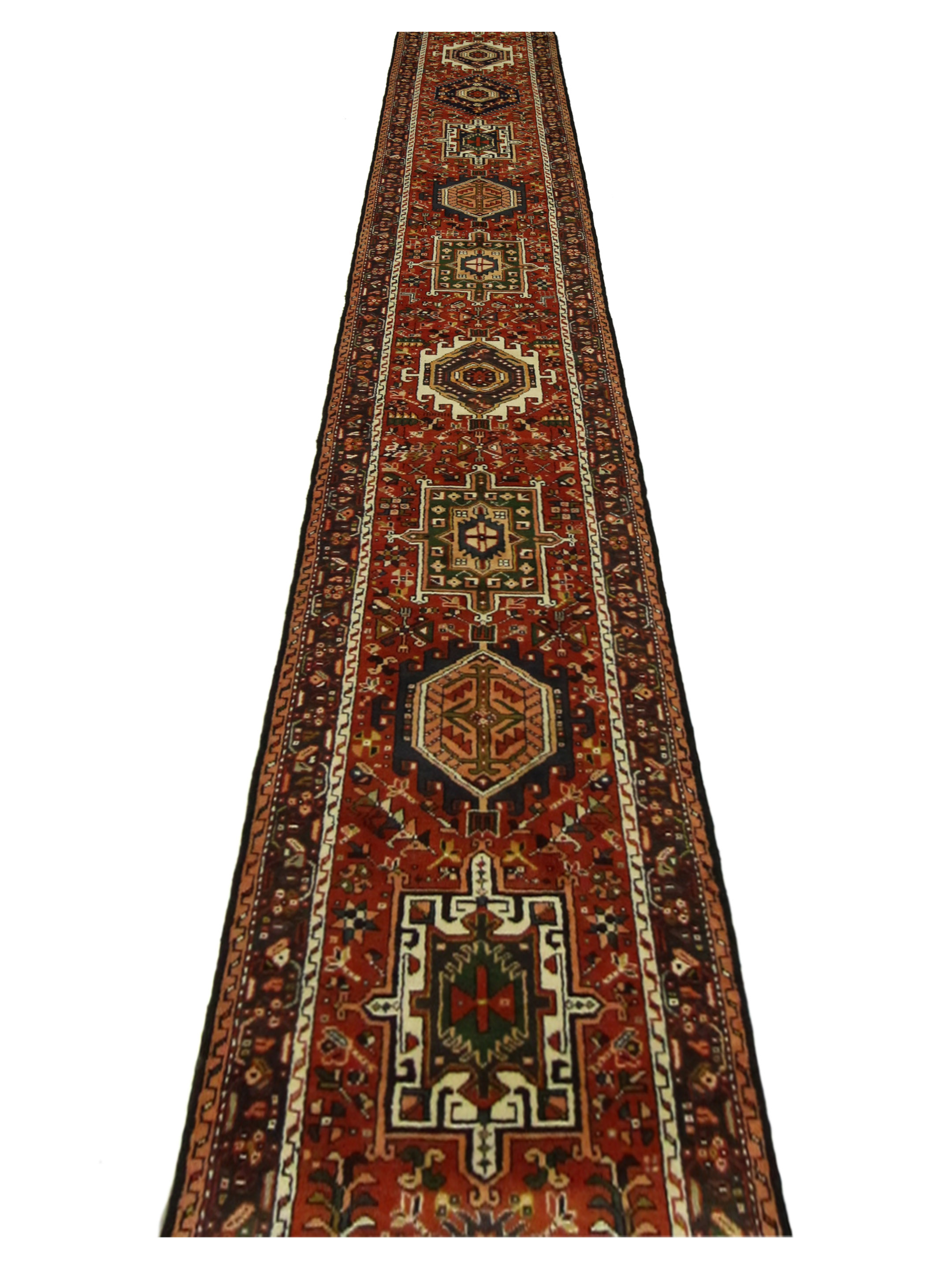 Antique Karajah Orange 3x23 - Image 2 of 4