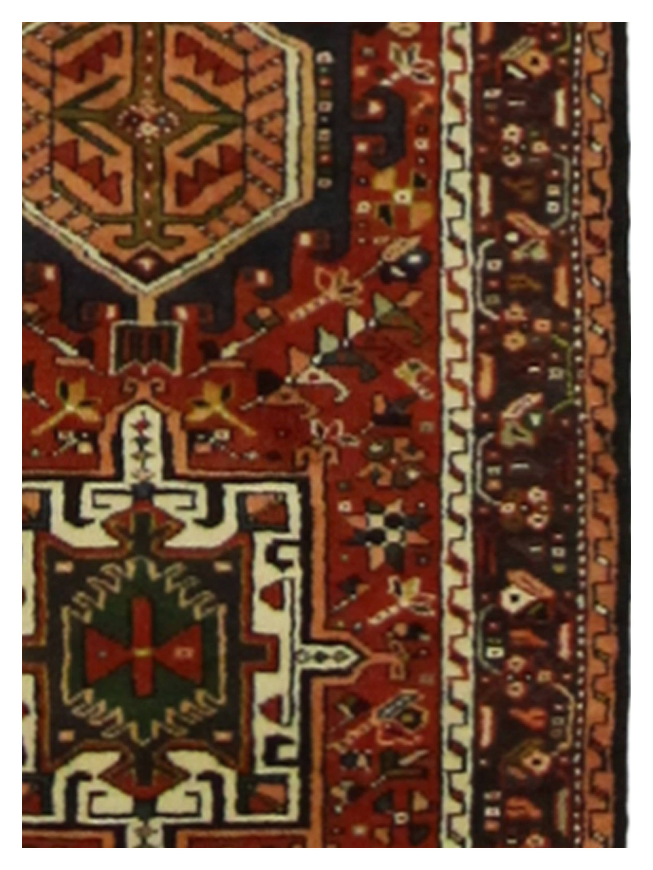 Antique Karajah Orange 3x23 - Image 3 of 4