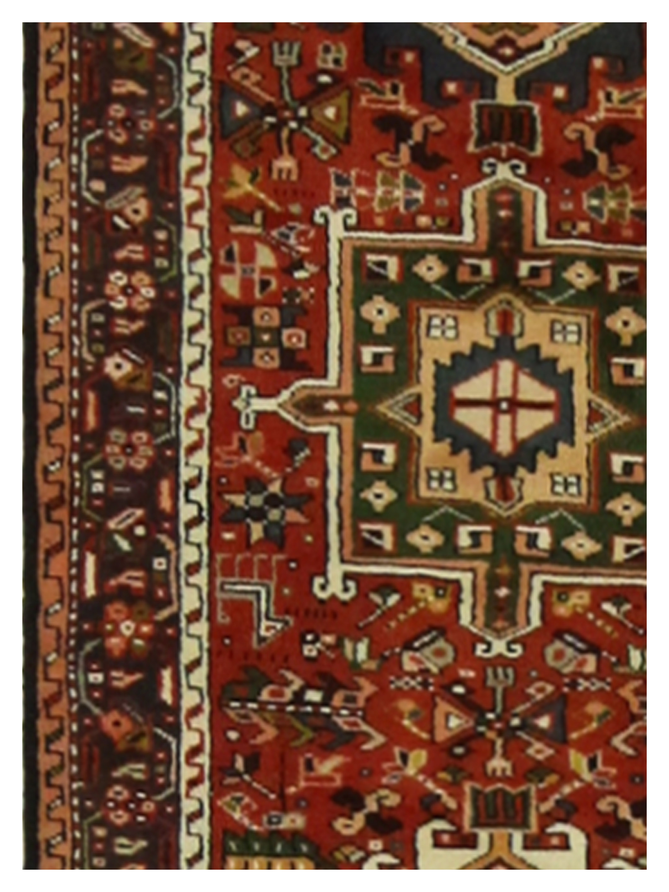 Antique Karajah Orange 3x23 - Image 4 of 4