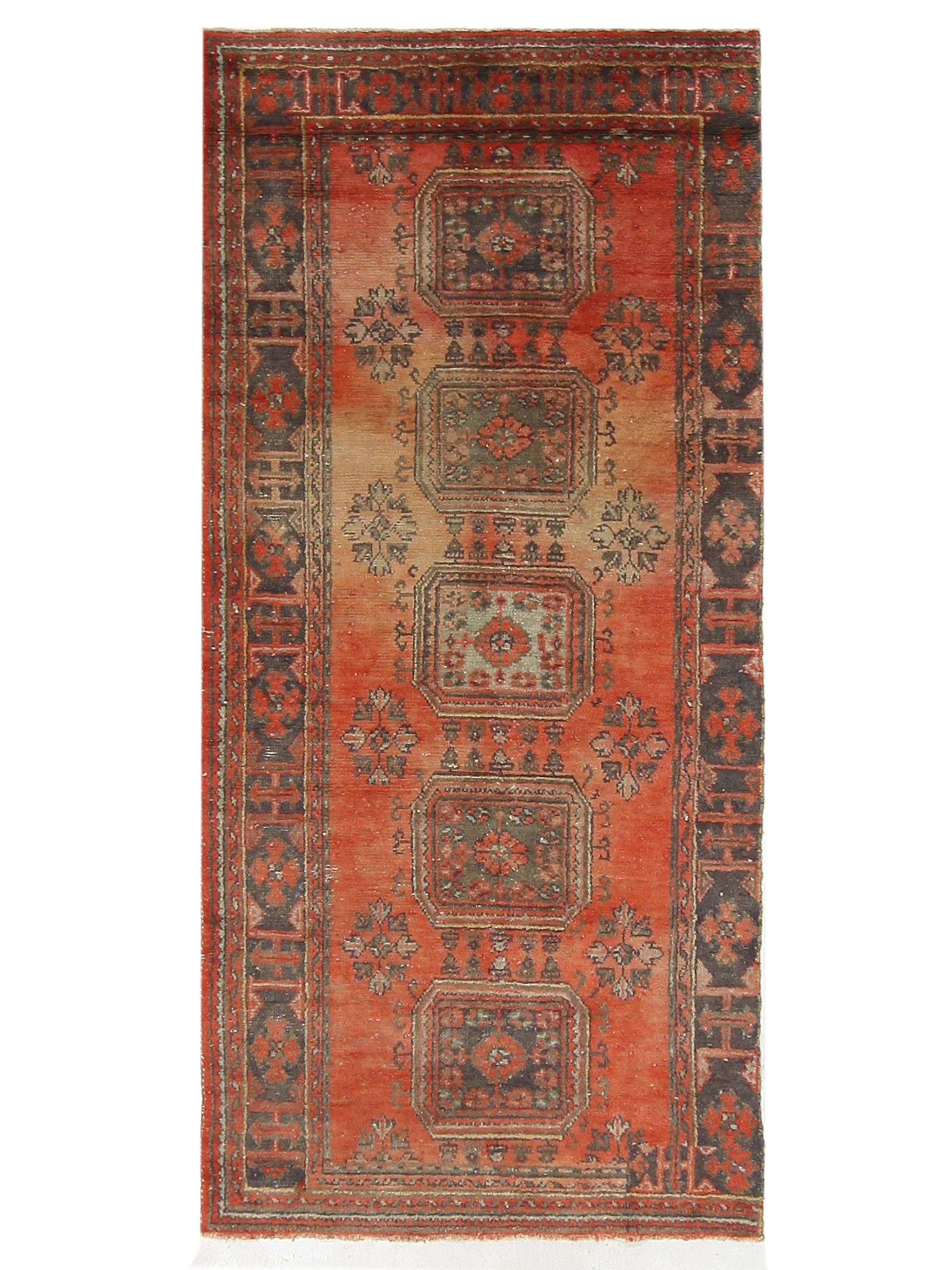 Antique Ushak Orange 4x10