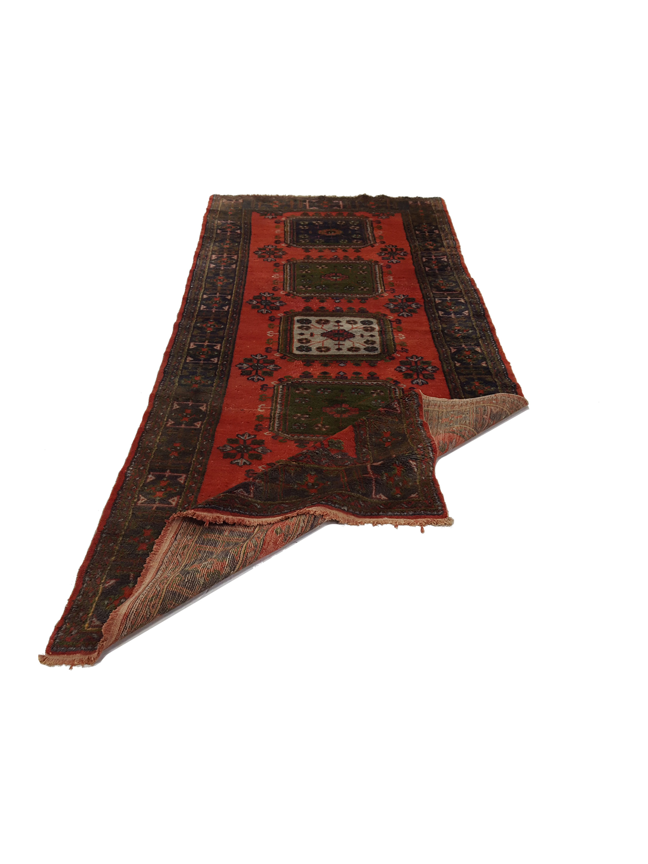Antique Ushak Orange 5x12 - Image 3 of 6