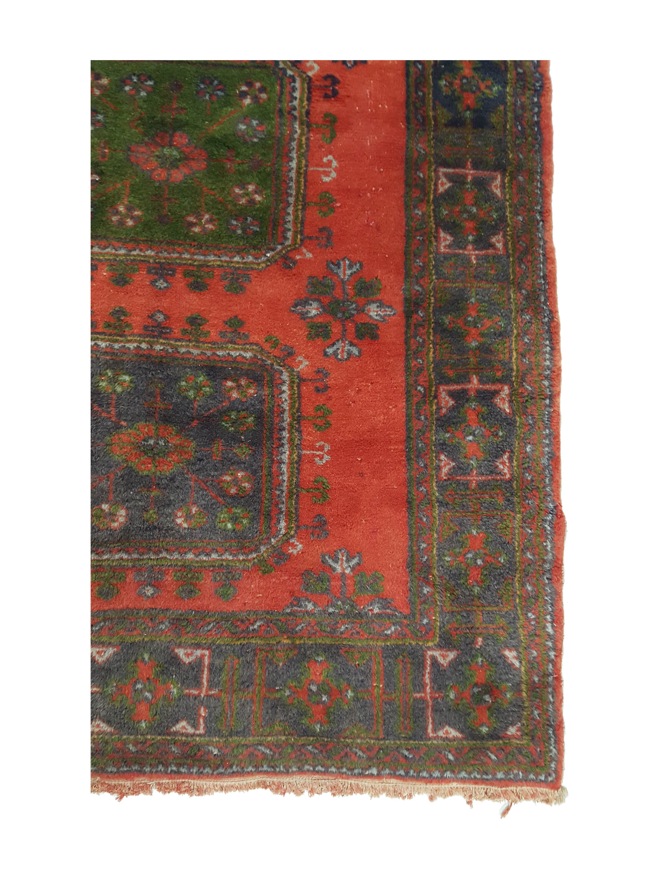 Antique Ushak Orange 5x12 - Image 4 of 6