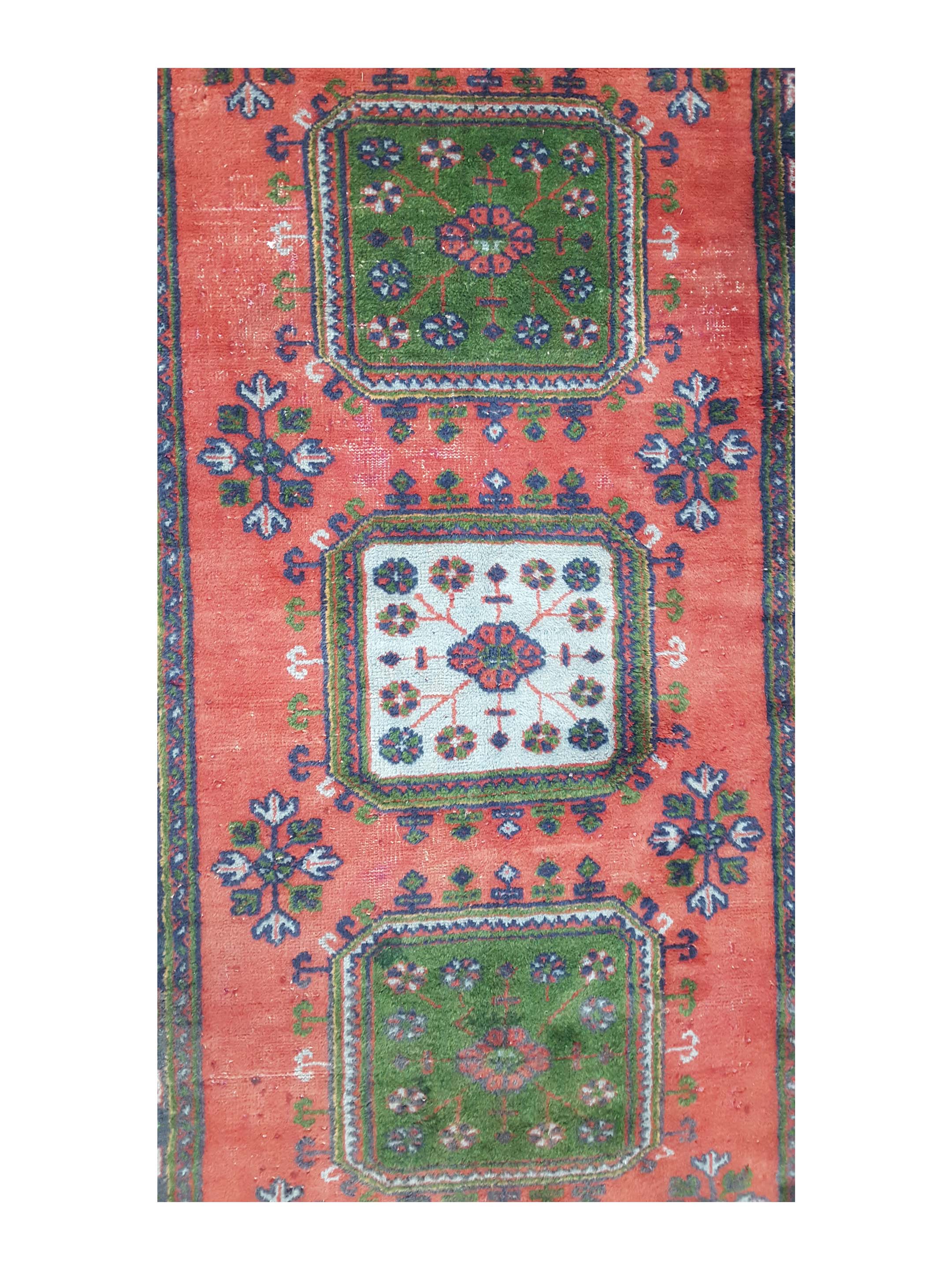 Antique Ushak Orange 5x12 - Image 5 of 6