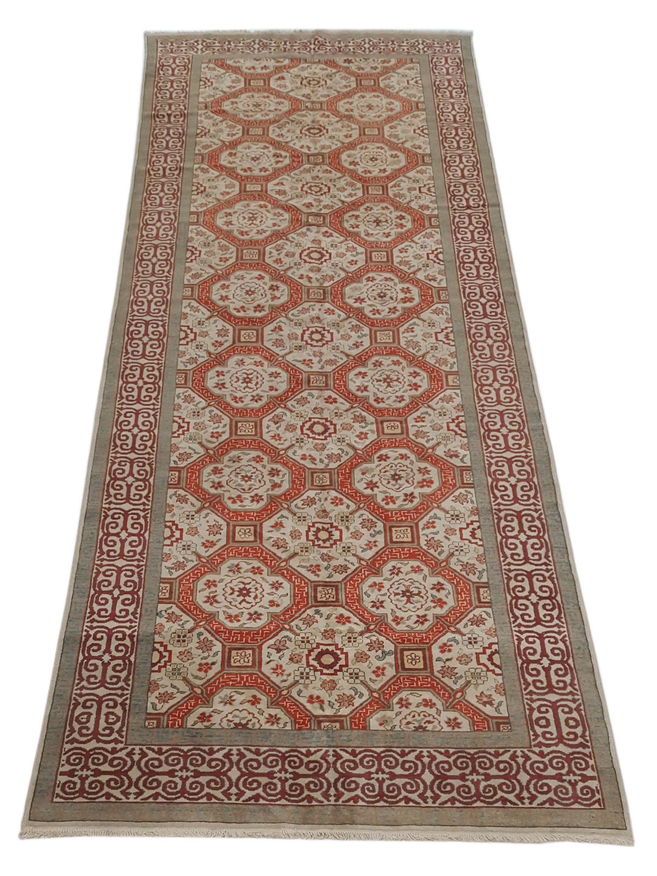 Elvan Hand Knotted Ivory 6x16 - Image 2 of 6