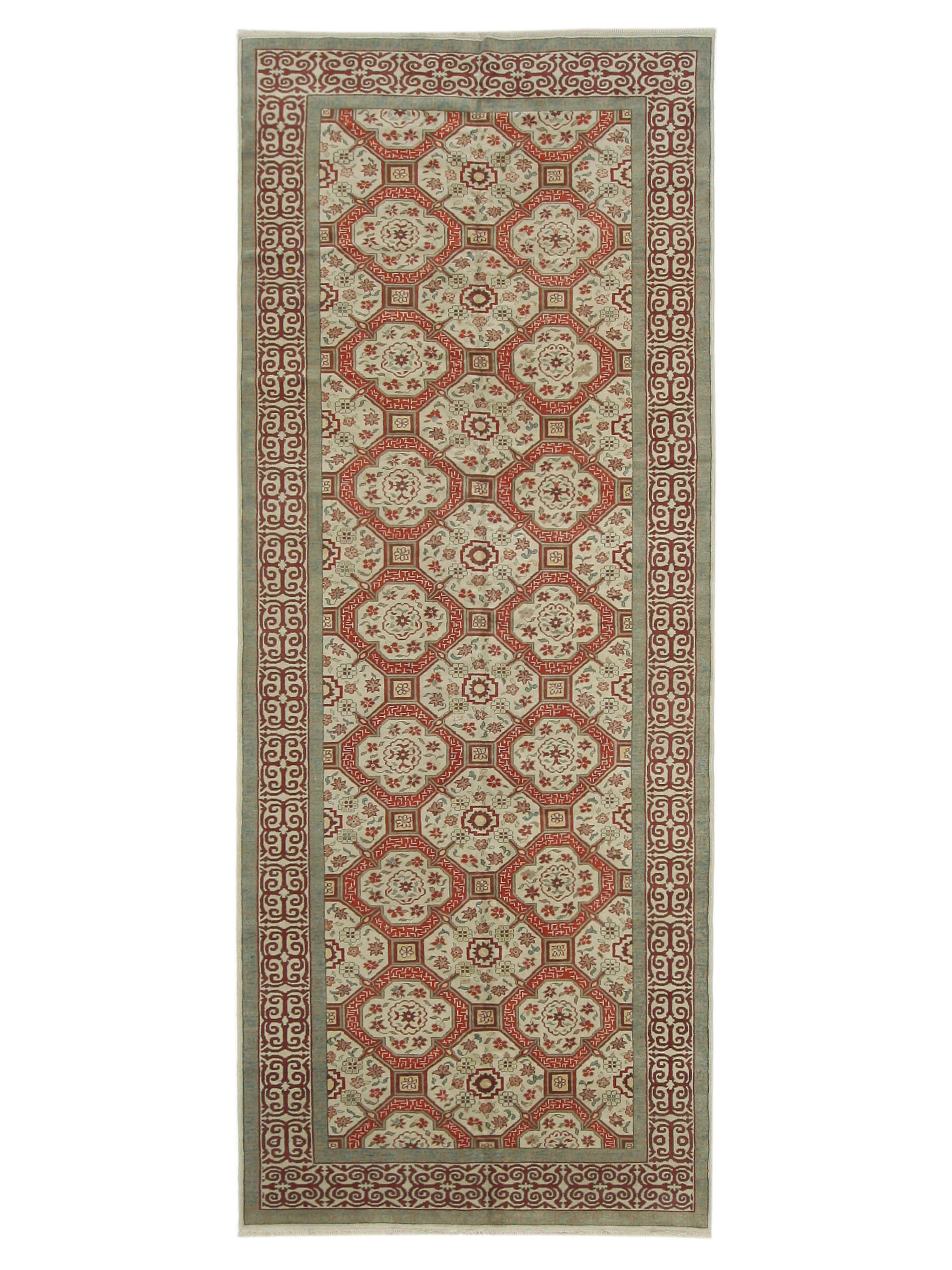 Elvan Hand Knotted Ivory 6x16
