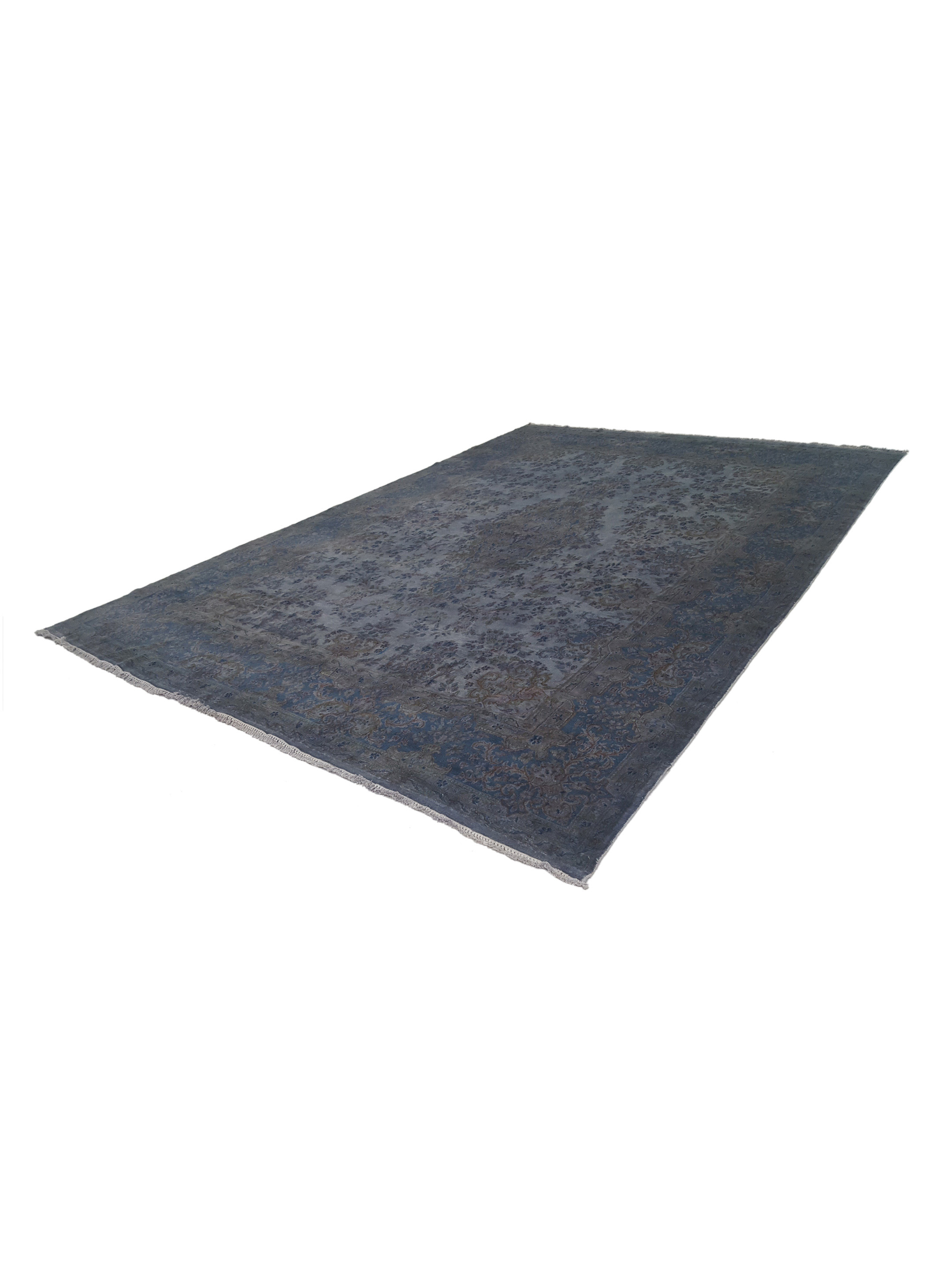 Kerman Hand Knotted Grey 10x14 - Image 6 of 6