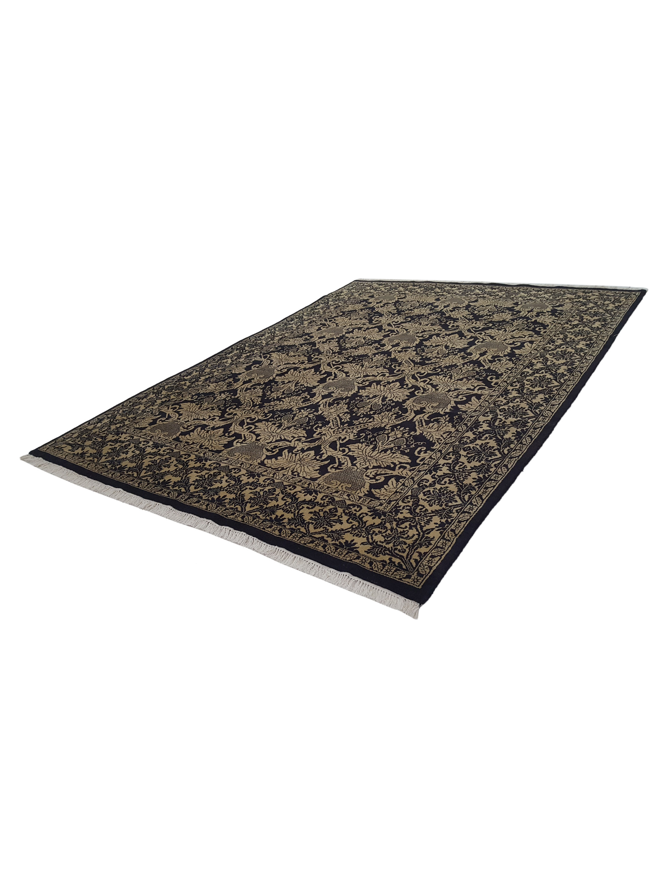 Ta Royal Hand Knotted Black 8x10 - Image 6 of 6