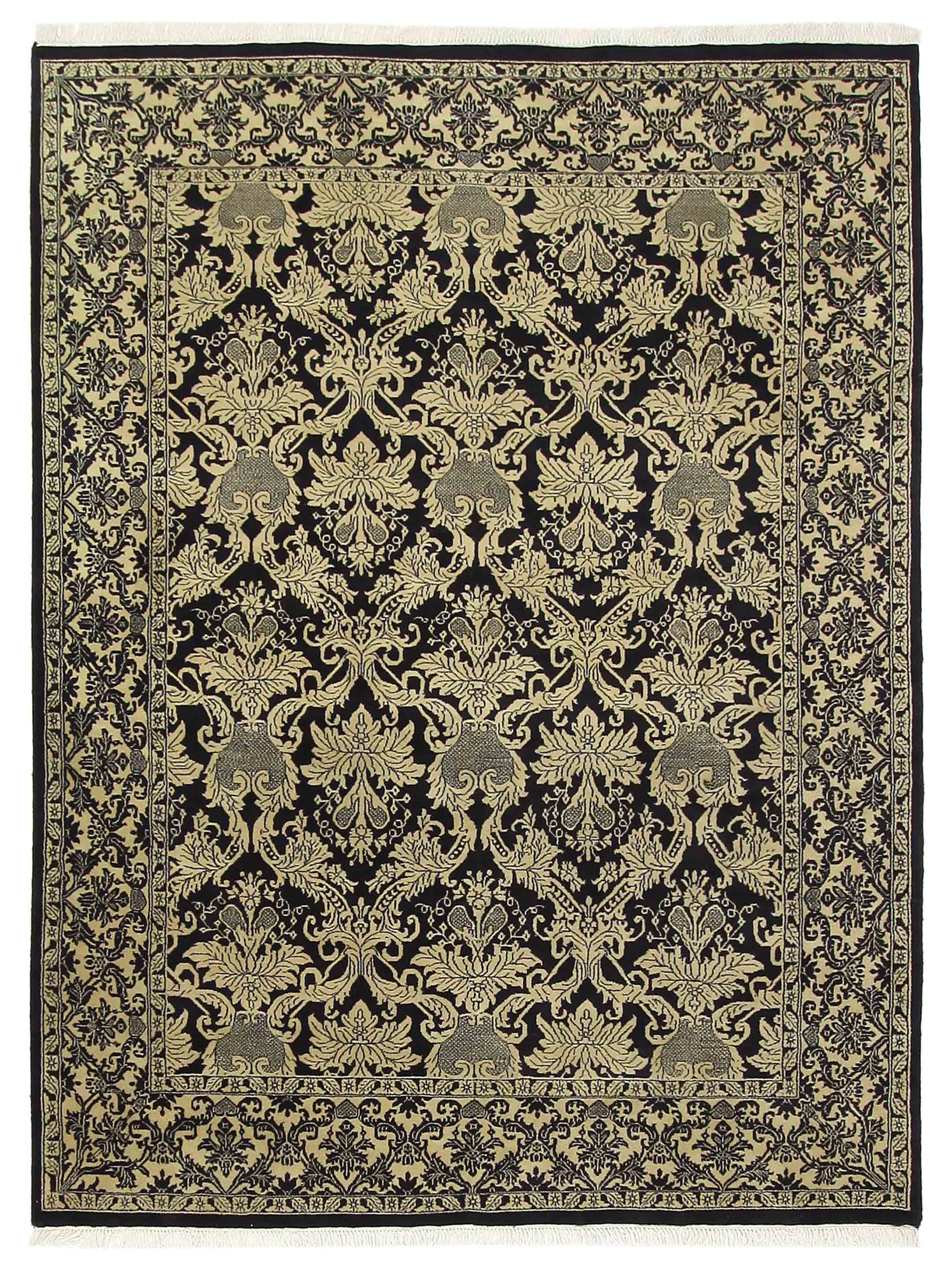 Ta Royal Hand Knotted Black 8x10