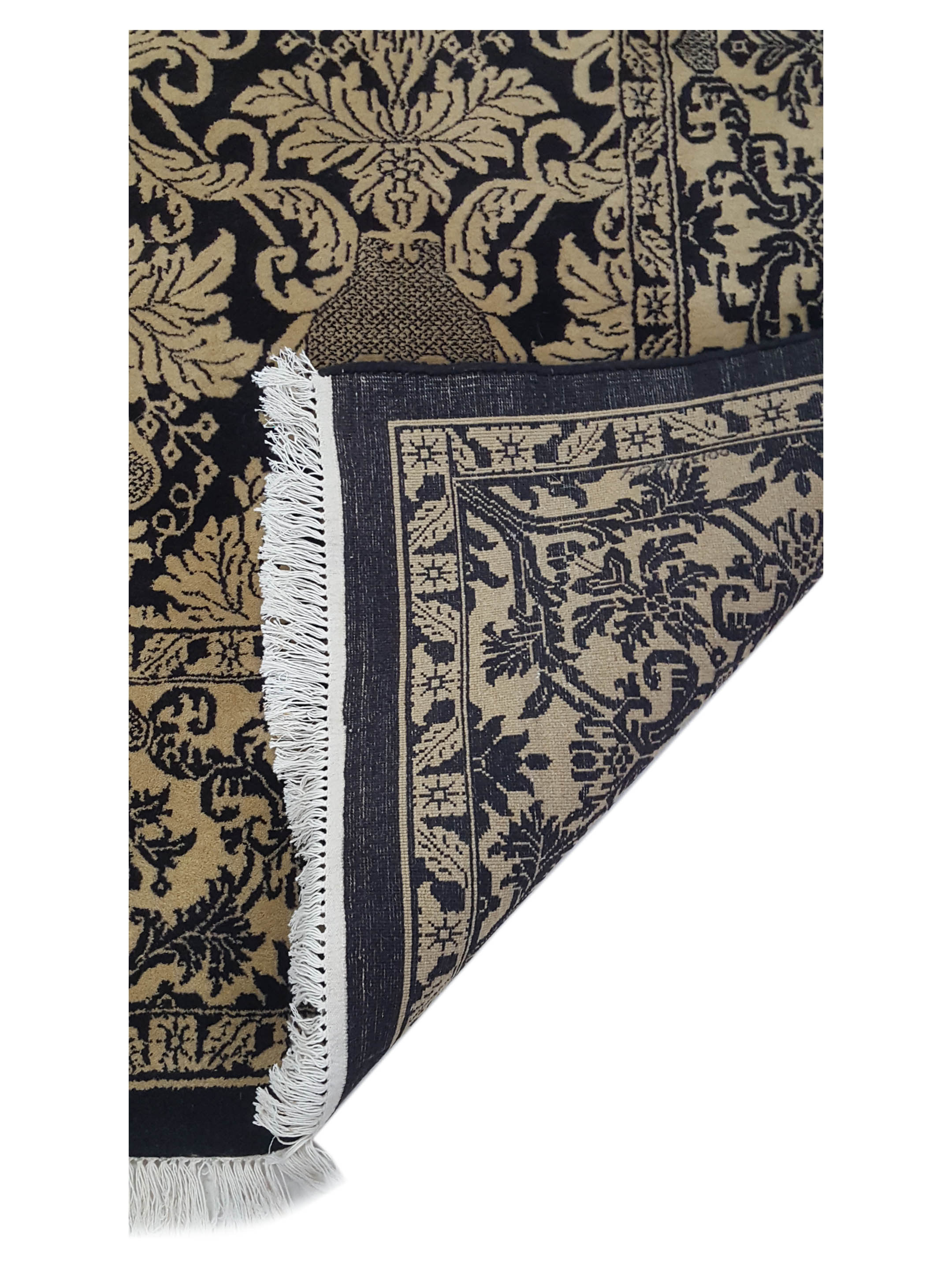 Ta Royal Hand Knotted Black 8x11 - Image 3 of 6