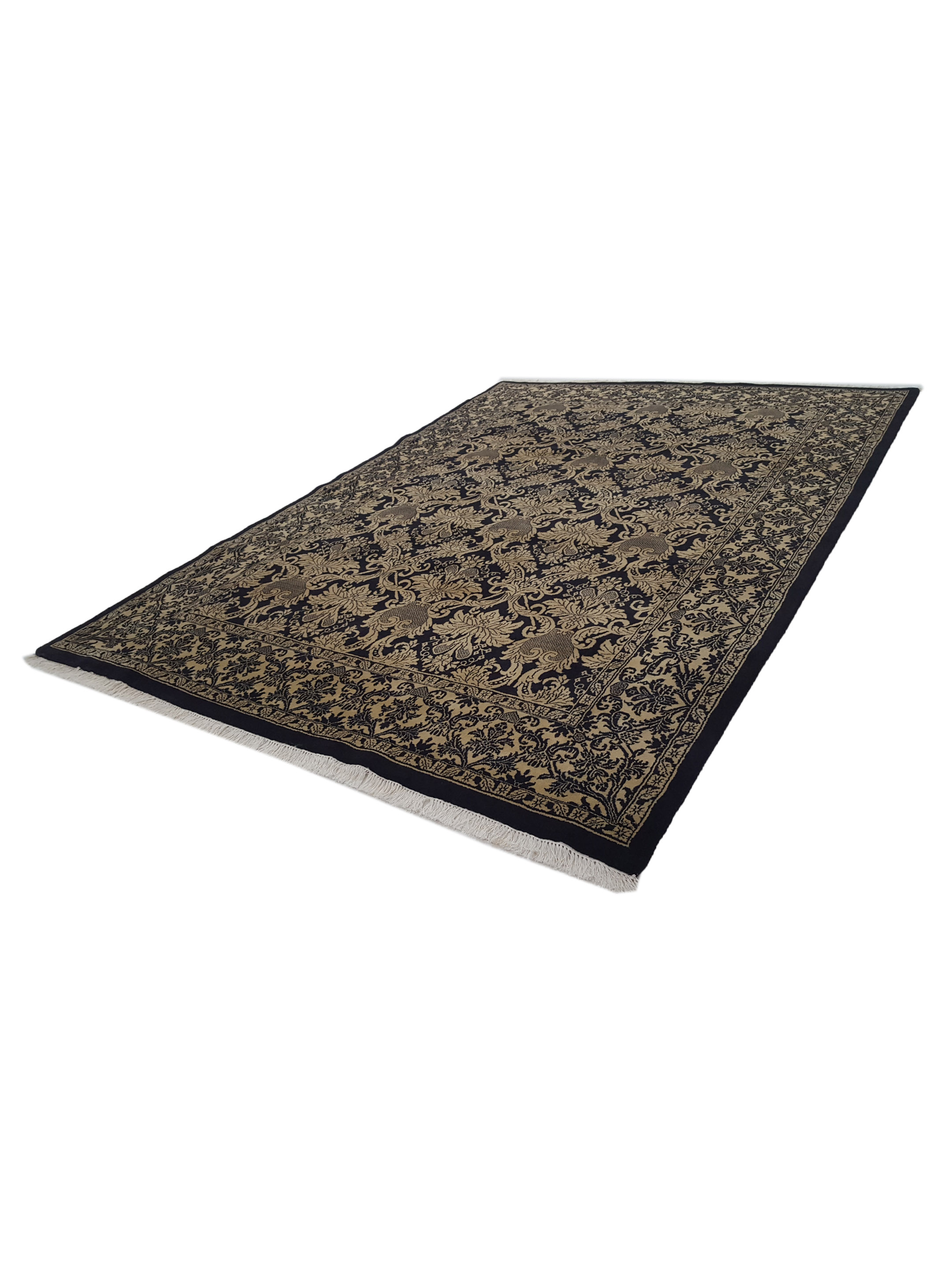 Ta Royal Hand Knotted Black 8x11 - Image 6 of 6