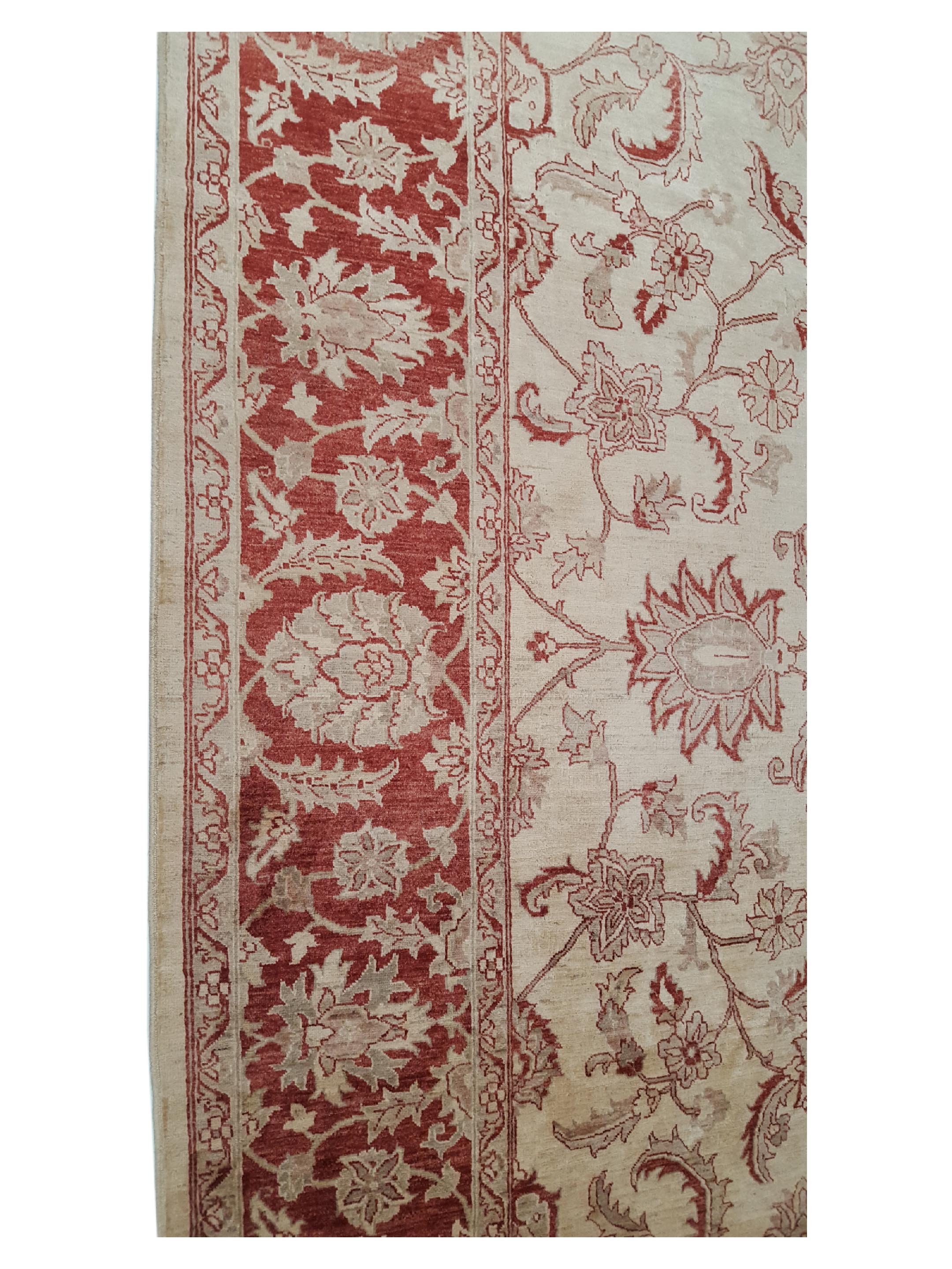 Ziegler Hand Knotted Beige 9x11 - Image 5 of 6